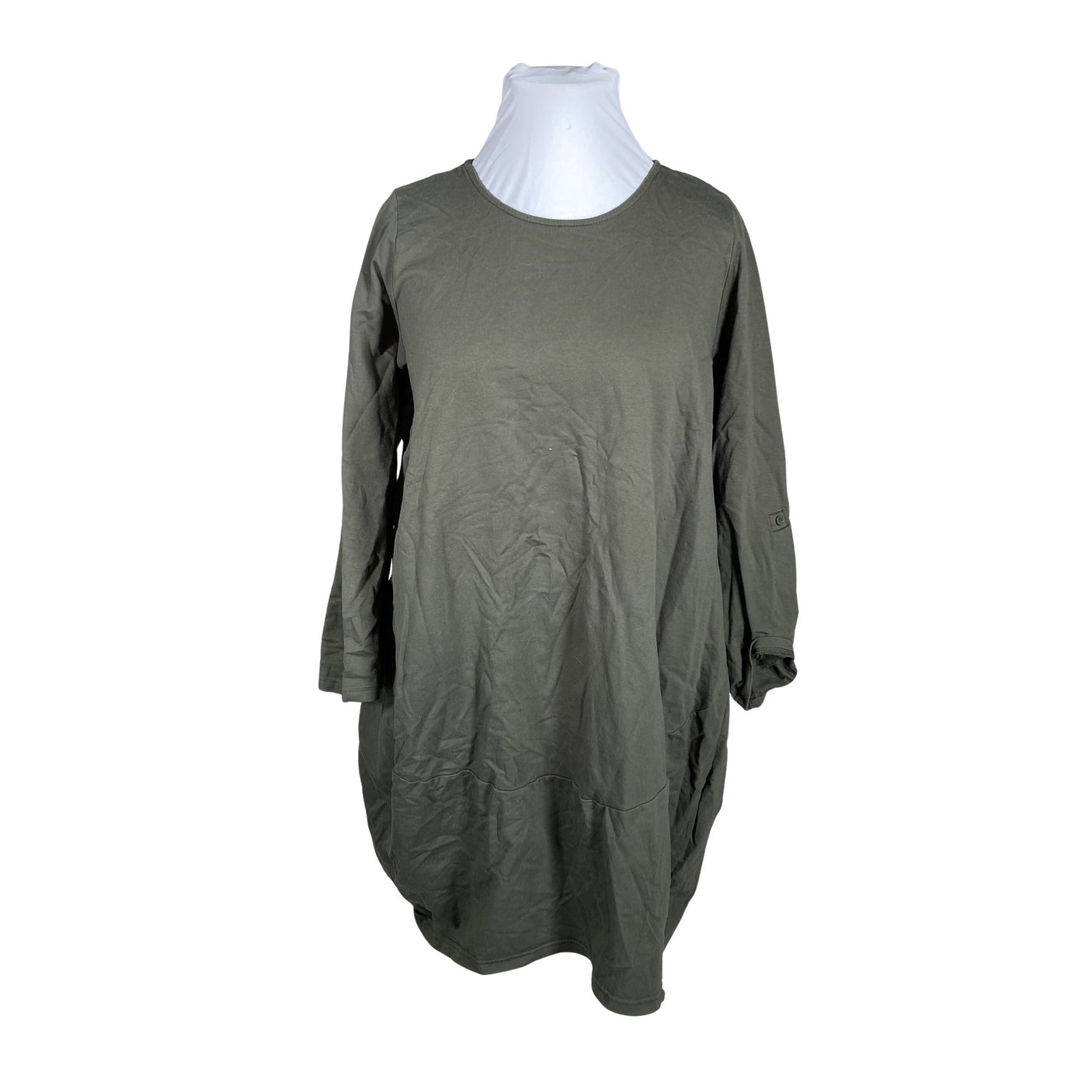 Unisex Zizzi - Sweatshirt dress, size 46 - Green (1)