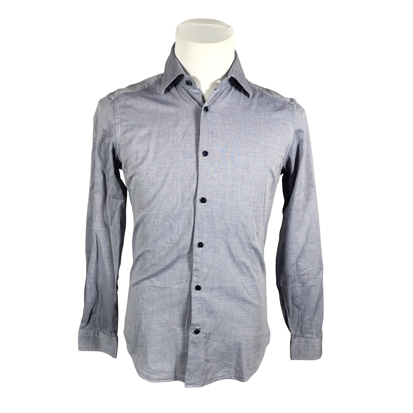 Unisex NaraCamicie - Collared shirt, size M - Blue (1)