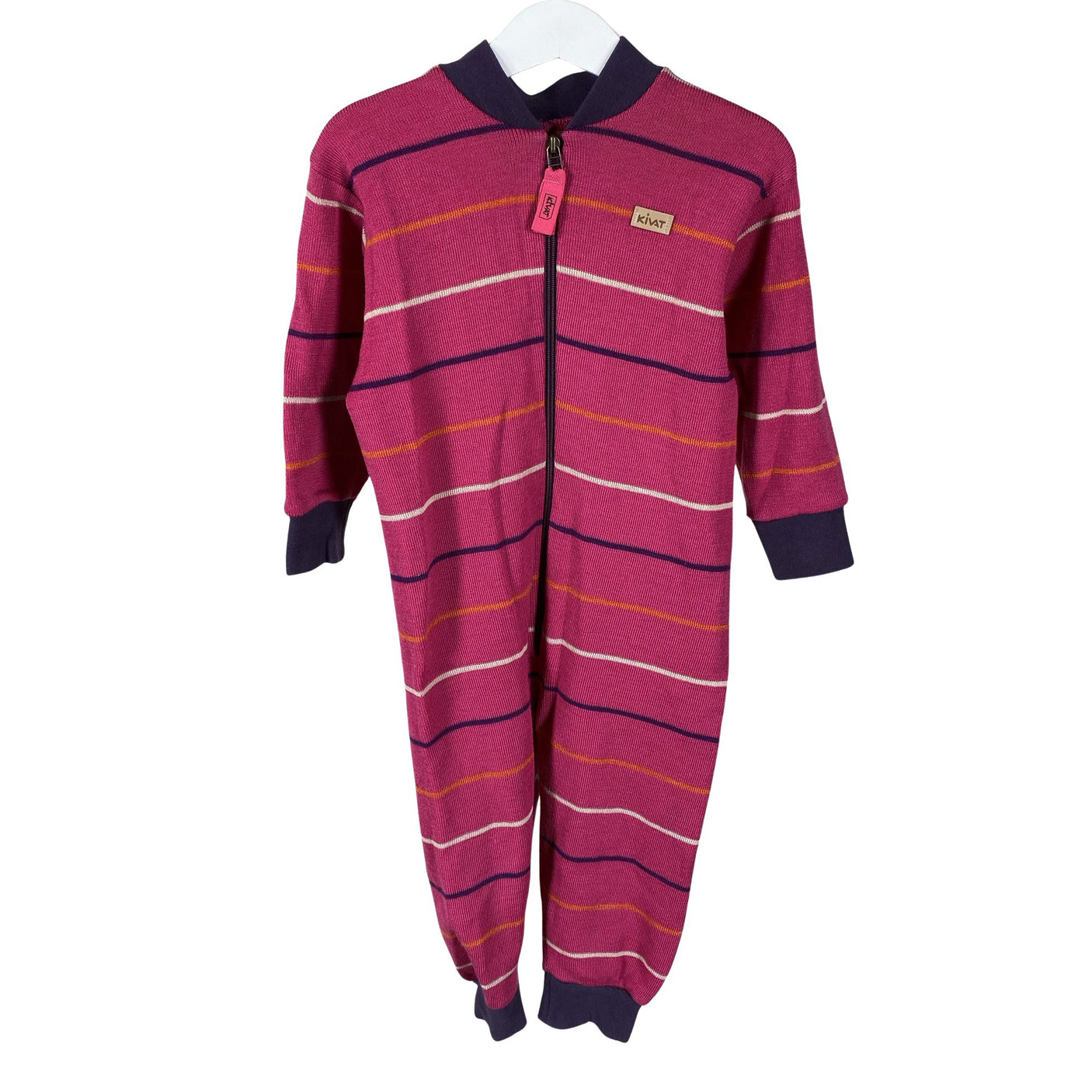Unisex Kivat - Wool overall, size 86 - 92 - Pink (1)