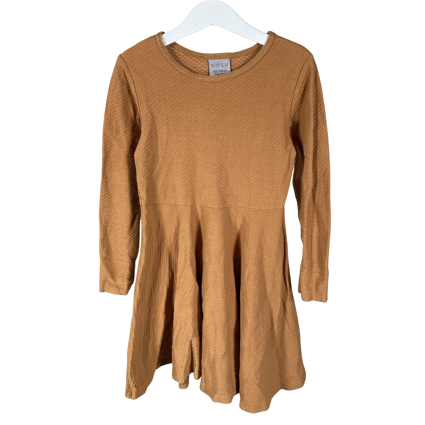 Unisex NOSH - Tricot dress, size 122 - 128 - Orange (1)