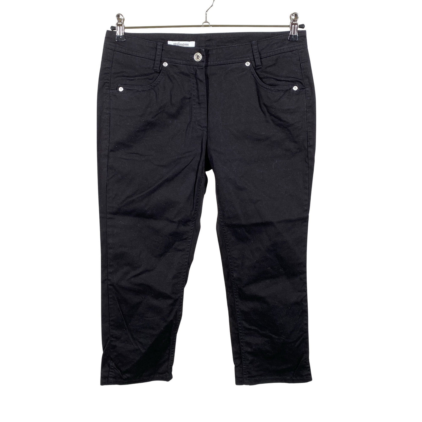 Unisex Steilmann - Capri jeans, size 40 - Black (1)