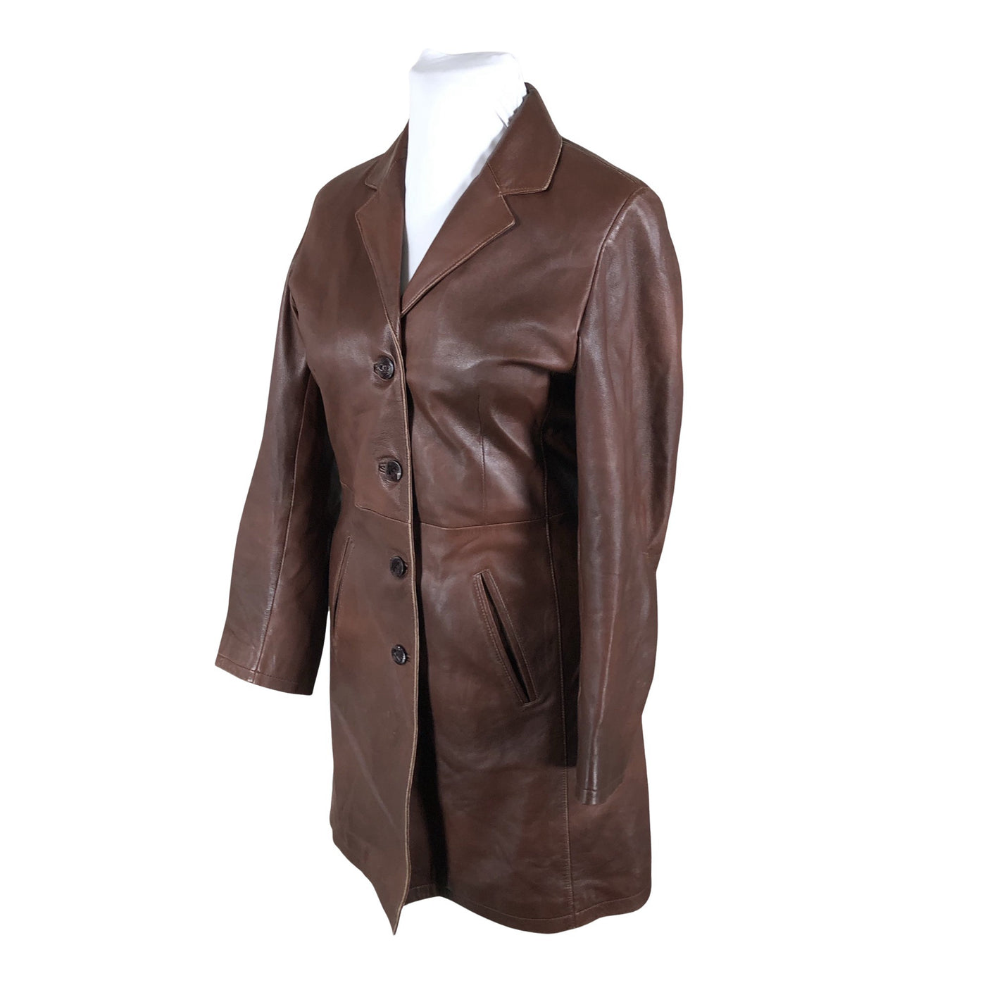 Unisex Goldstein - Leather jacket, size 42 - Brown (3)