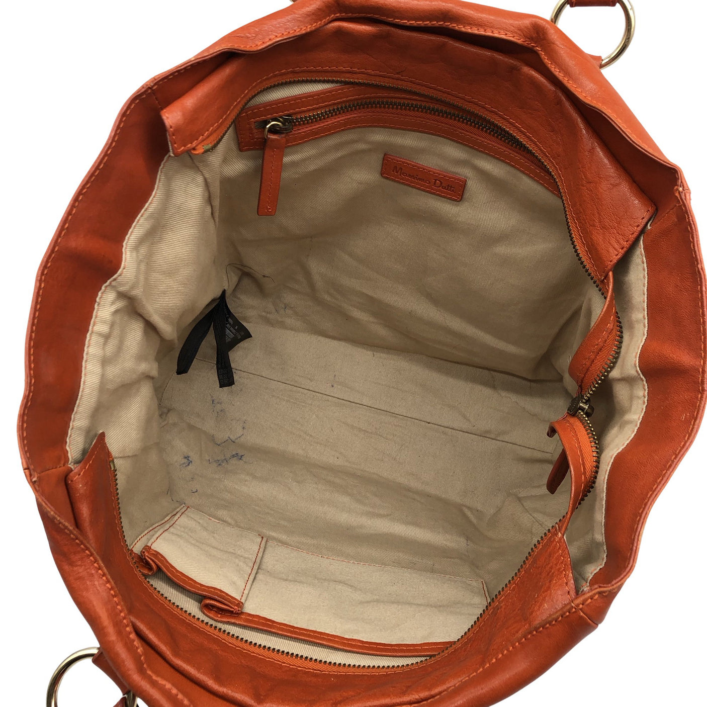 Unisex Massimo Dutti - Handbag, size Maxi - Orange (3)