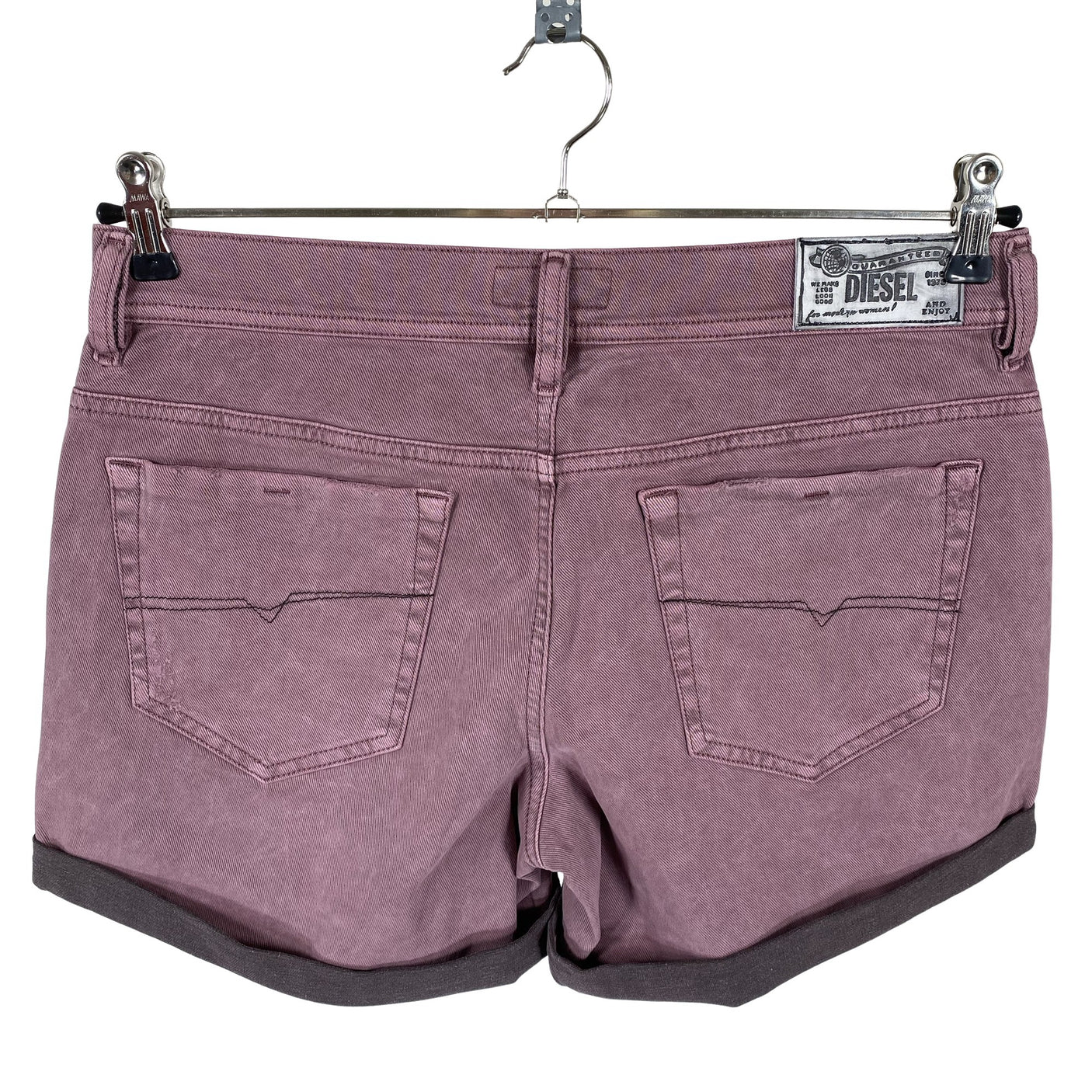 Unisex Diesel - Denim shorts, size W30 - Violet (2)