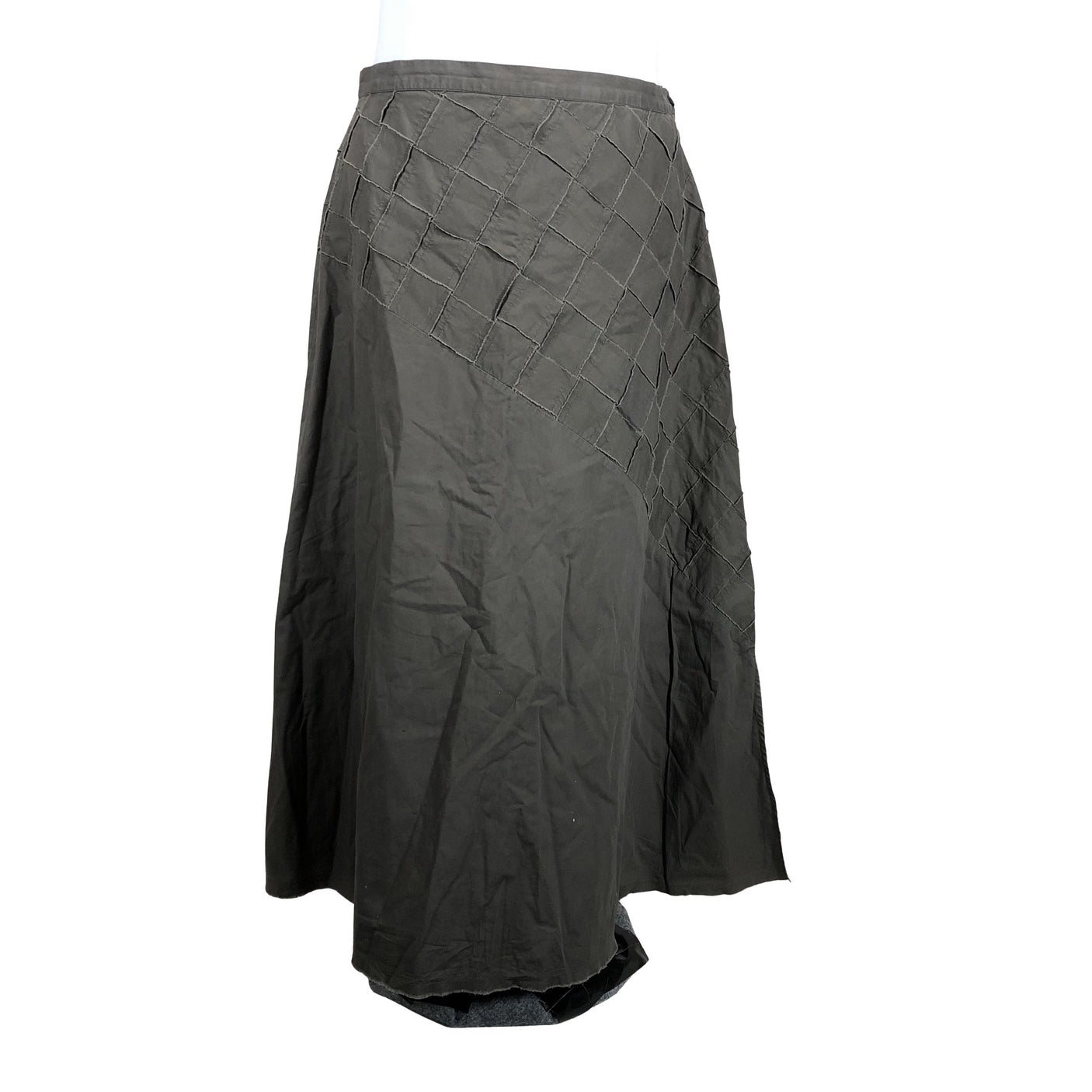 Unisex Per Una by Marks & Spencer - Fabric skirt, size 46 - Green (1)