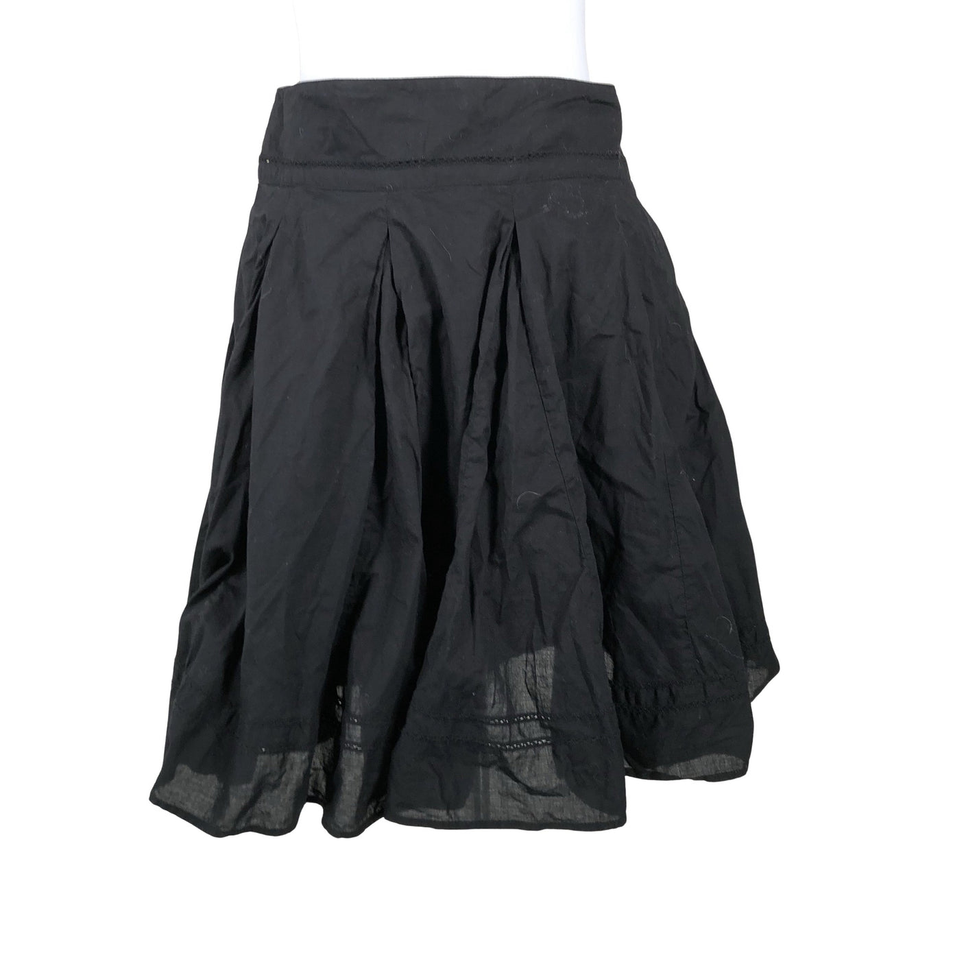 Unisex Benetton - Fabric skirt, size 38 - Black (1)