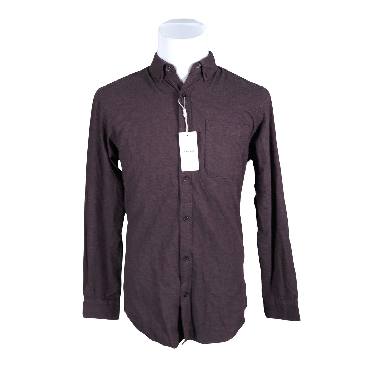 Unisex Jack & Jones - Collared shirt, size M - Wine red (1)