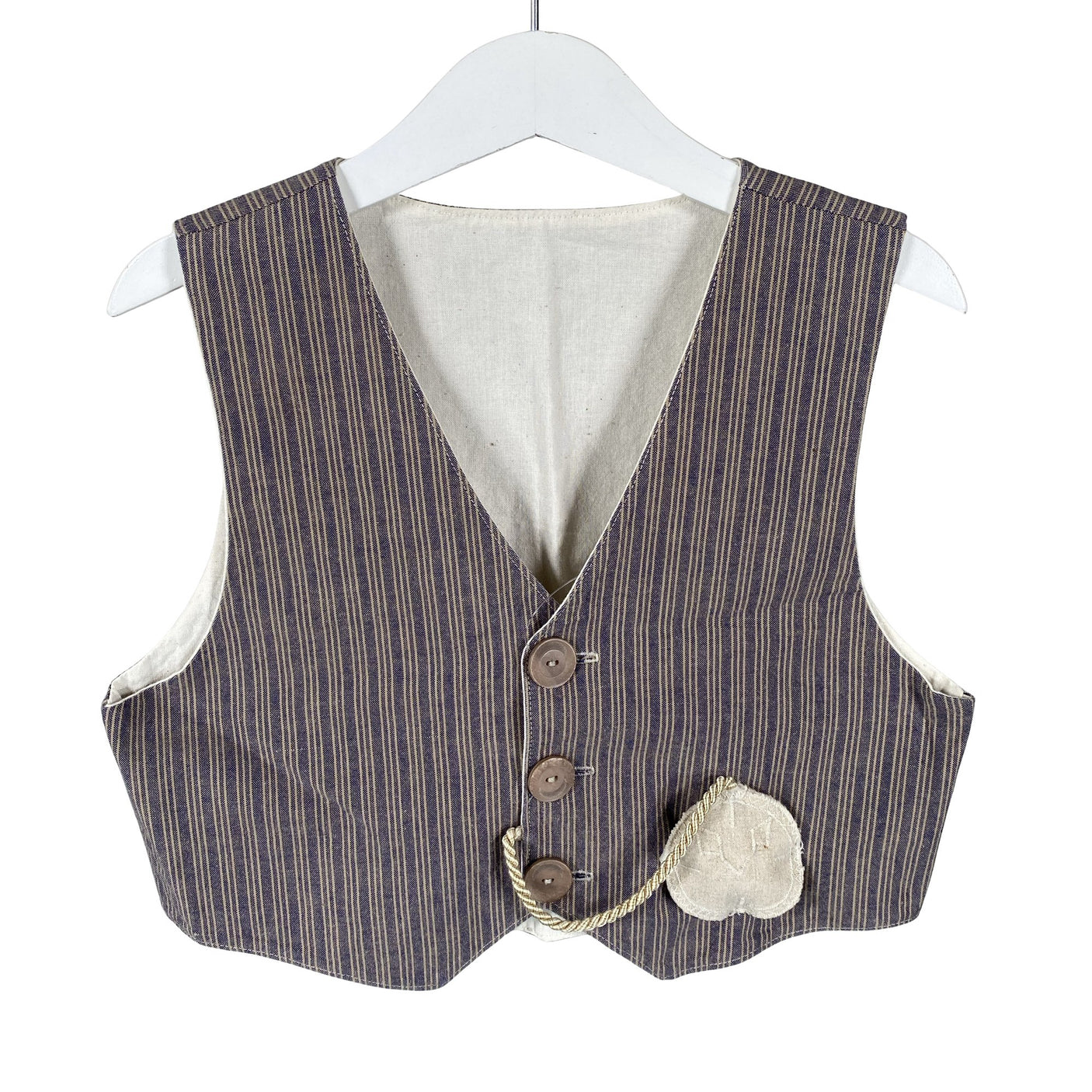 Unisex Handmade - Vest, size 128 - 134 - Blue (1)