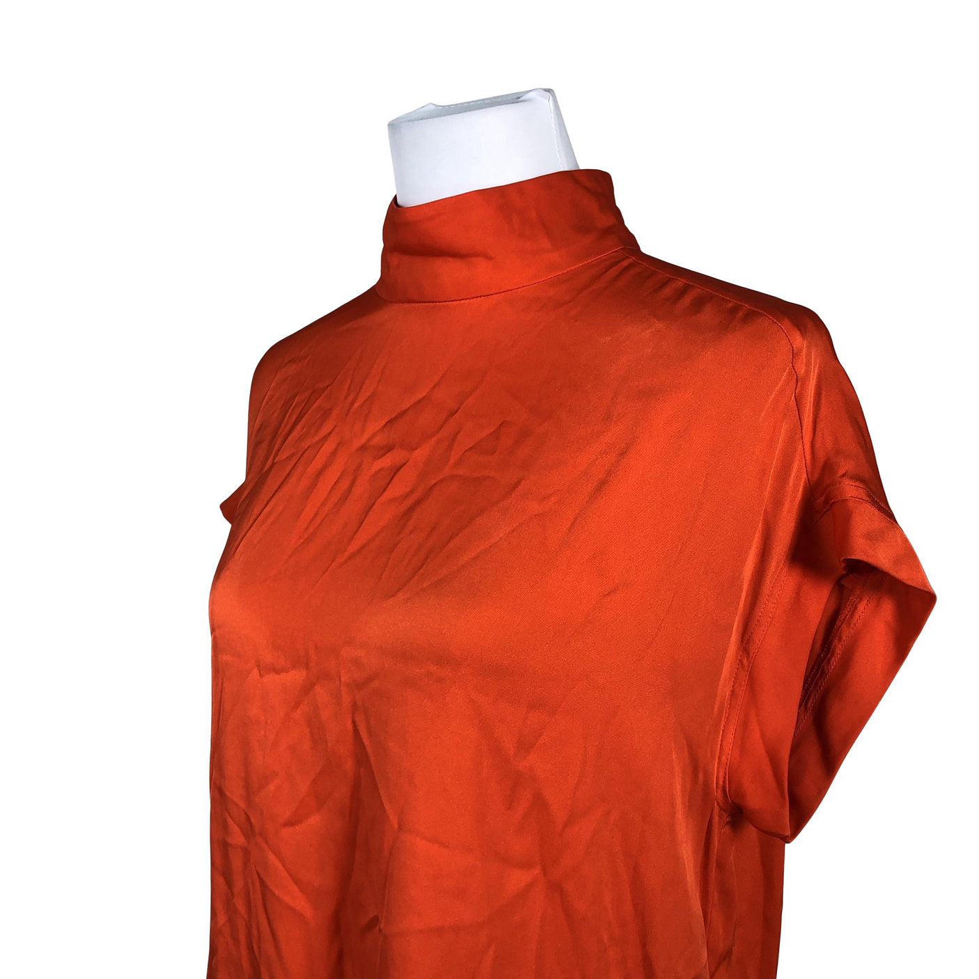 Unisex by Malene Birger - Short-sleeved blouse, size 36 - Red (2)