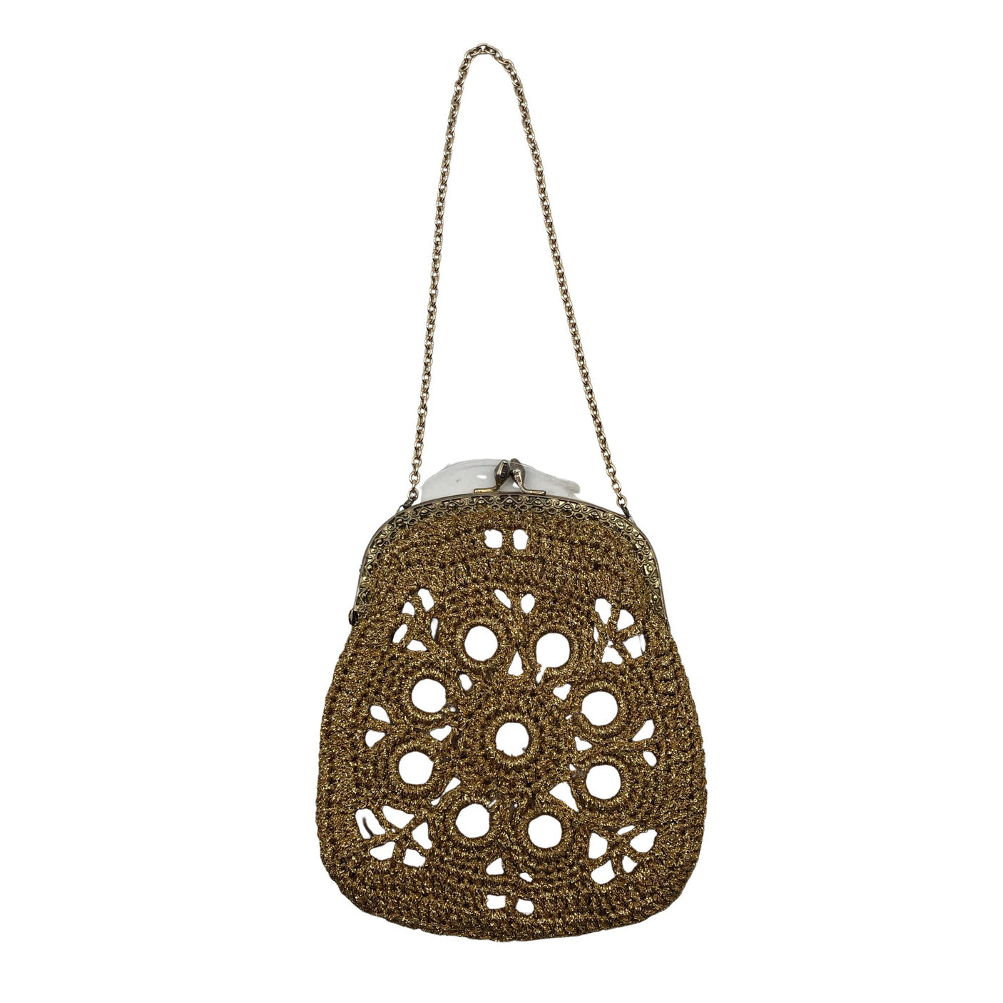 Unisex Handmade - Handbag, size Mini - Gold (1)