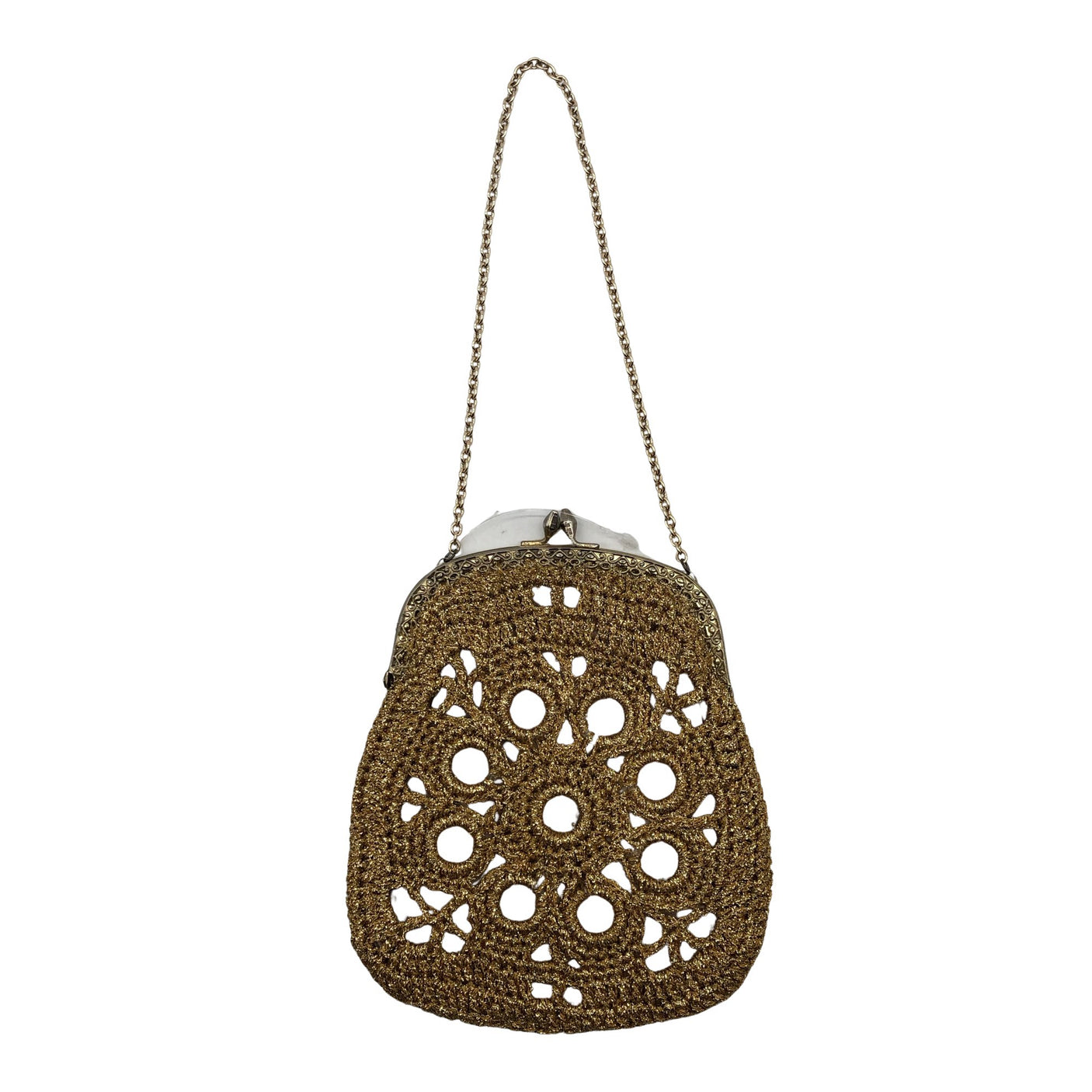 Unisex Handmade - Handbag, size Mini - Gold (3)