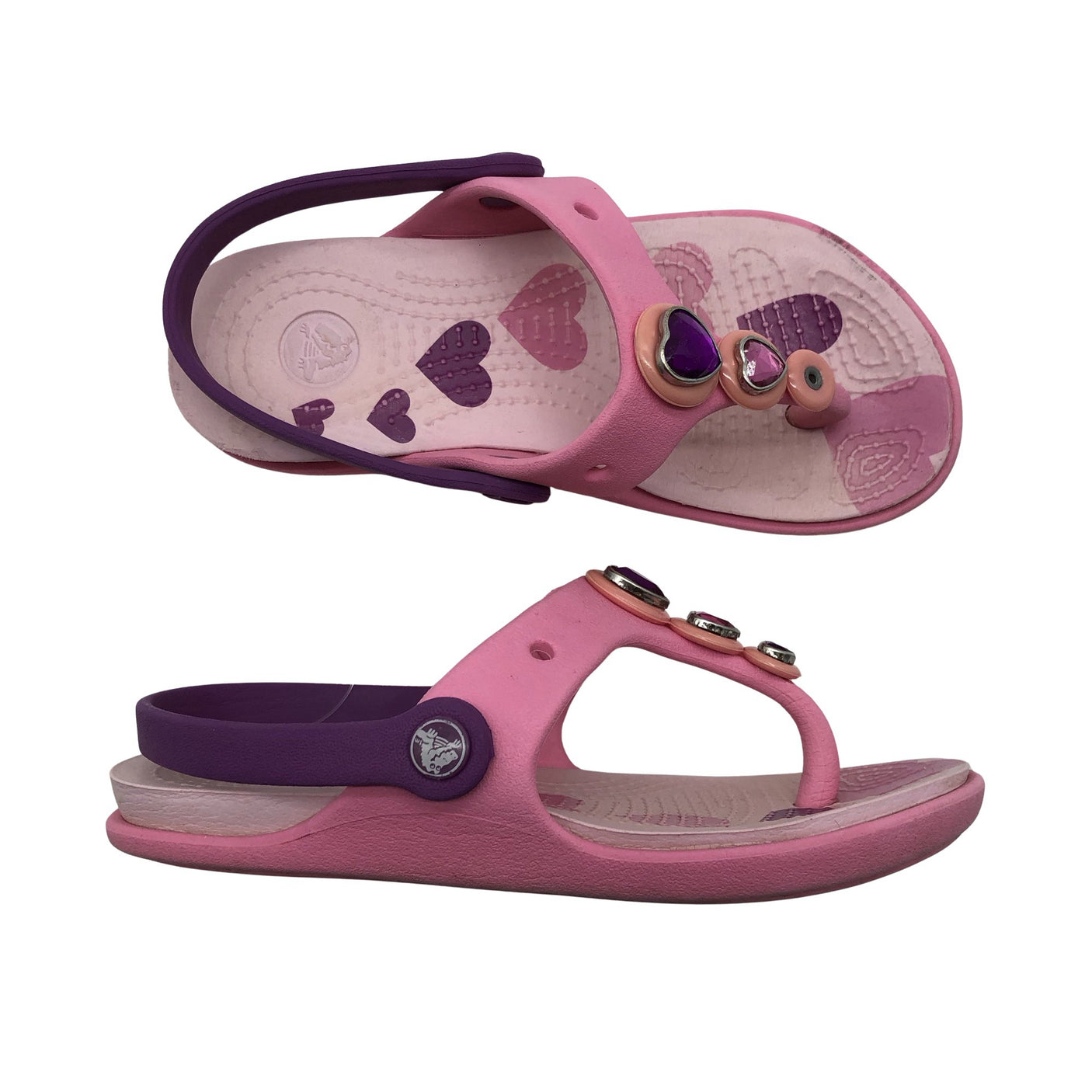 Unisex Crocs - Sandals, size 27 - Light pink (1)