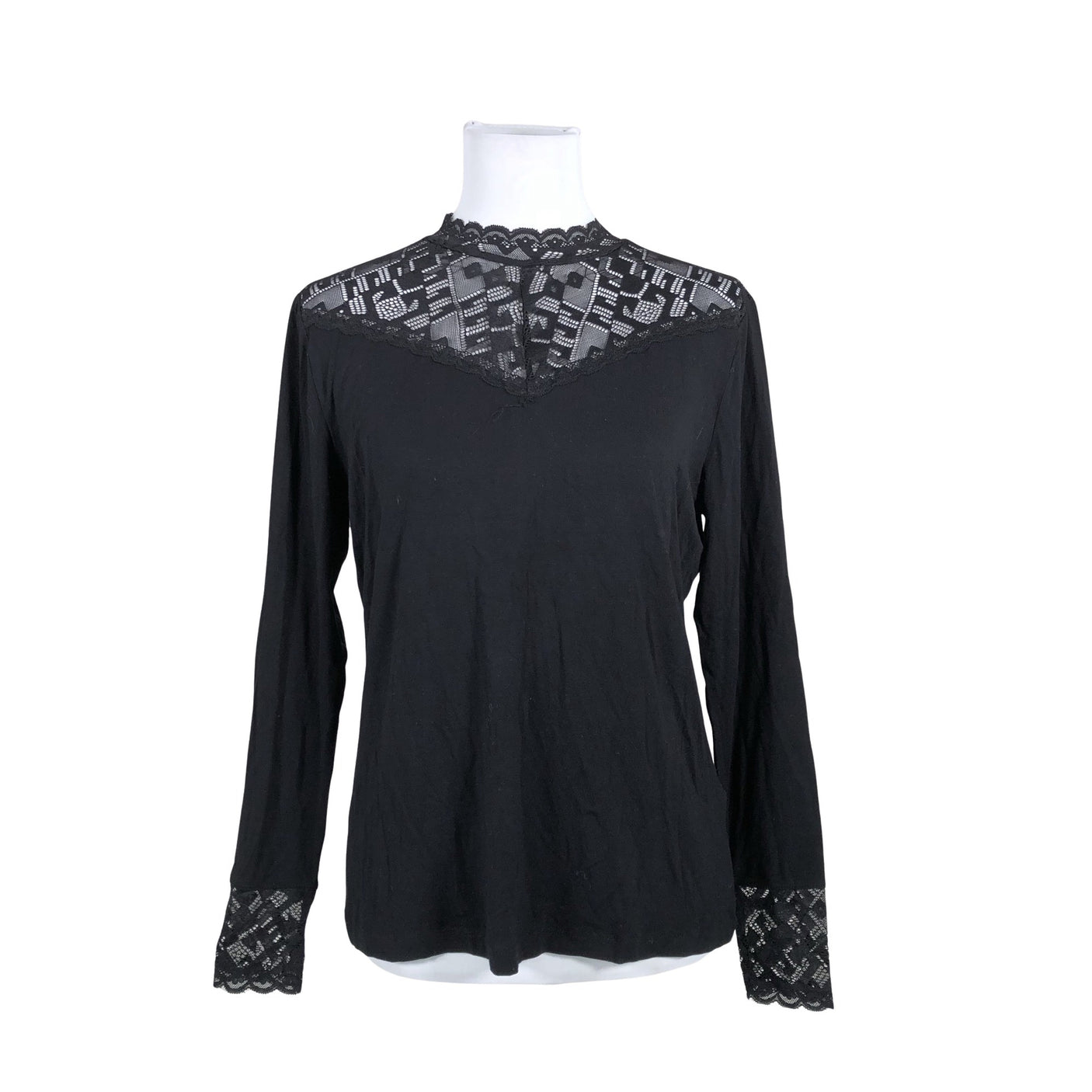 Unisex Cream - Tricot shirt, size 40 - Black (1)