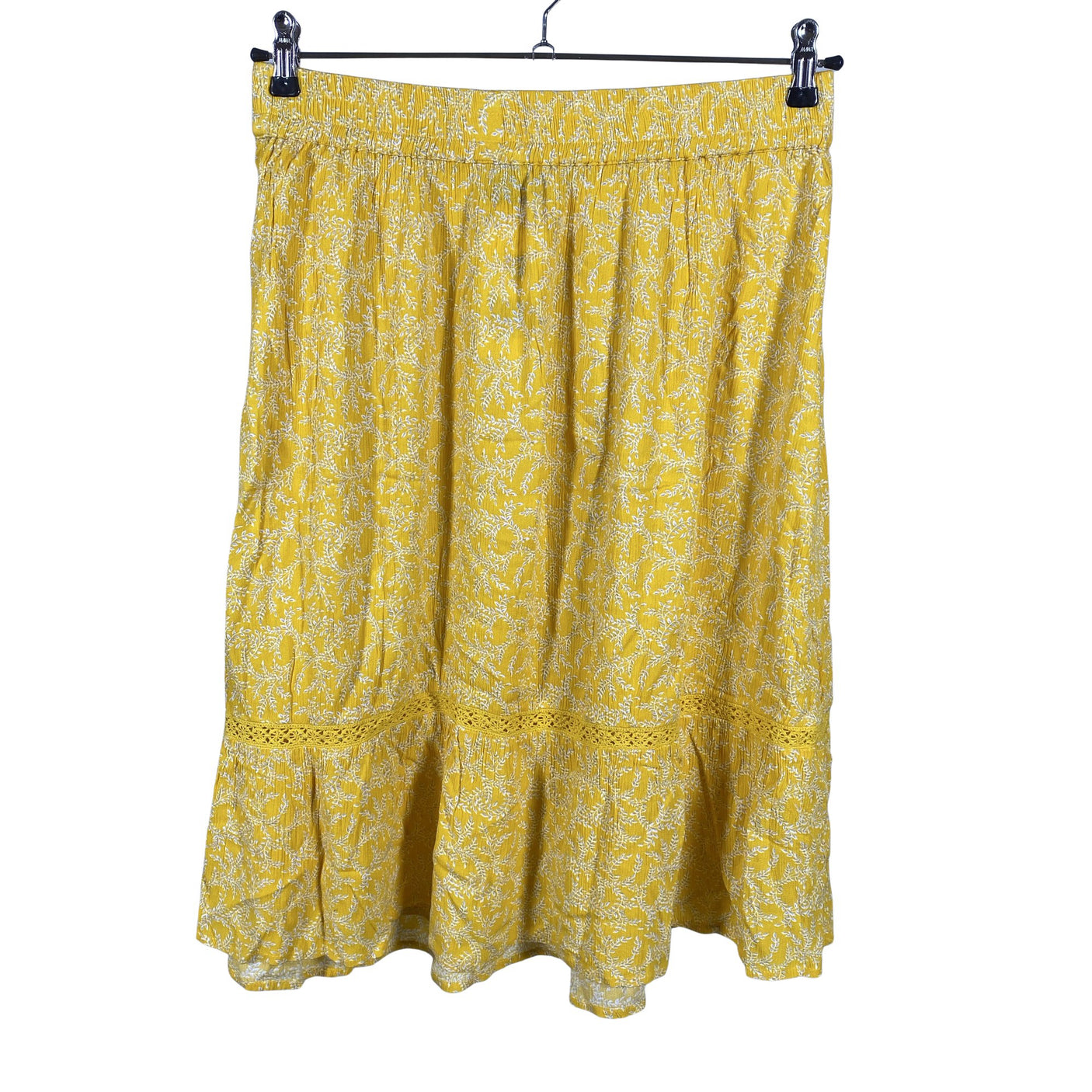 Unisex Zizzi - Fabric skirt, size 42 - Yellow (1)