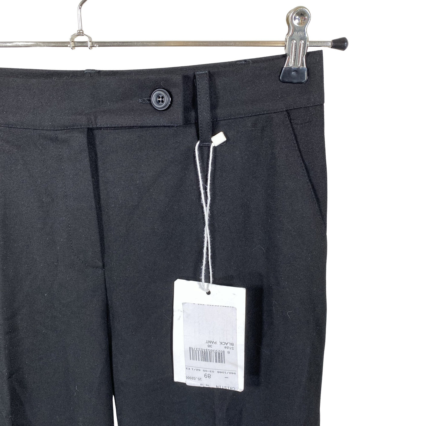 Unisex Marella - Straight leg trousers, size 32 - Black (3)
