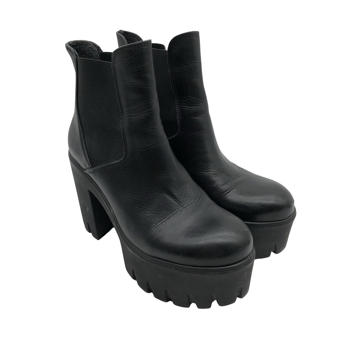 Unisex Paper Mint - Ankle boots, size 38 - Black (2)
