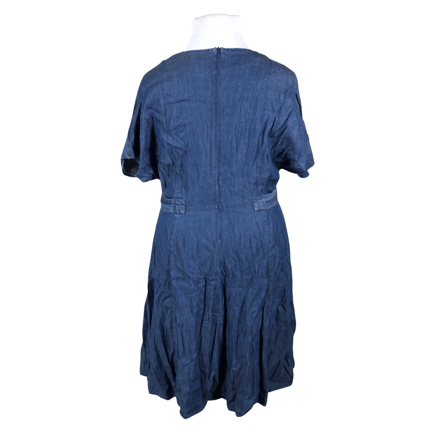 Unisex Lindex - Denim dress, size 44 - Blue (2)