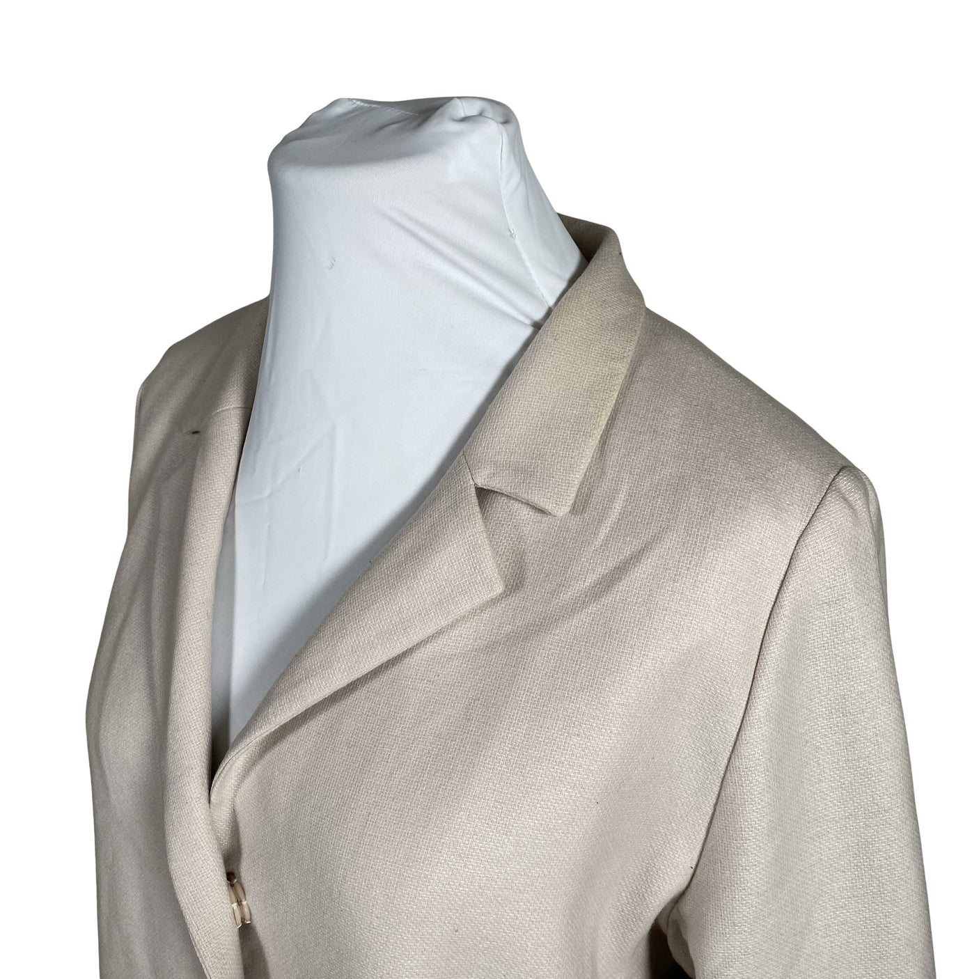 Unisex Cinzia Rocca - Wool coat, size 46 - Beige (3)