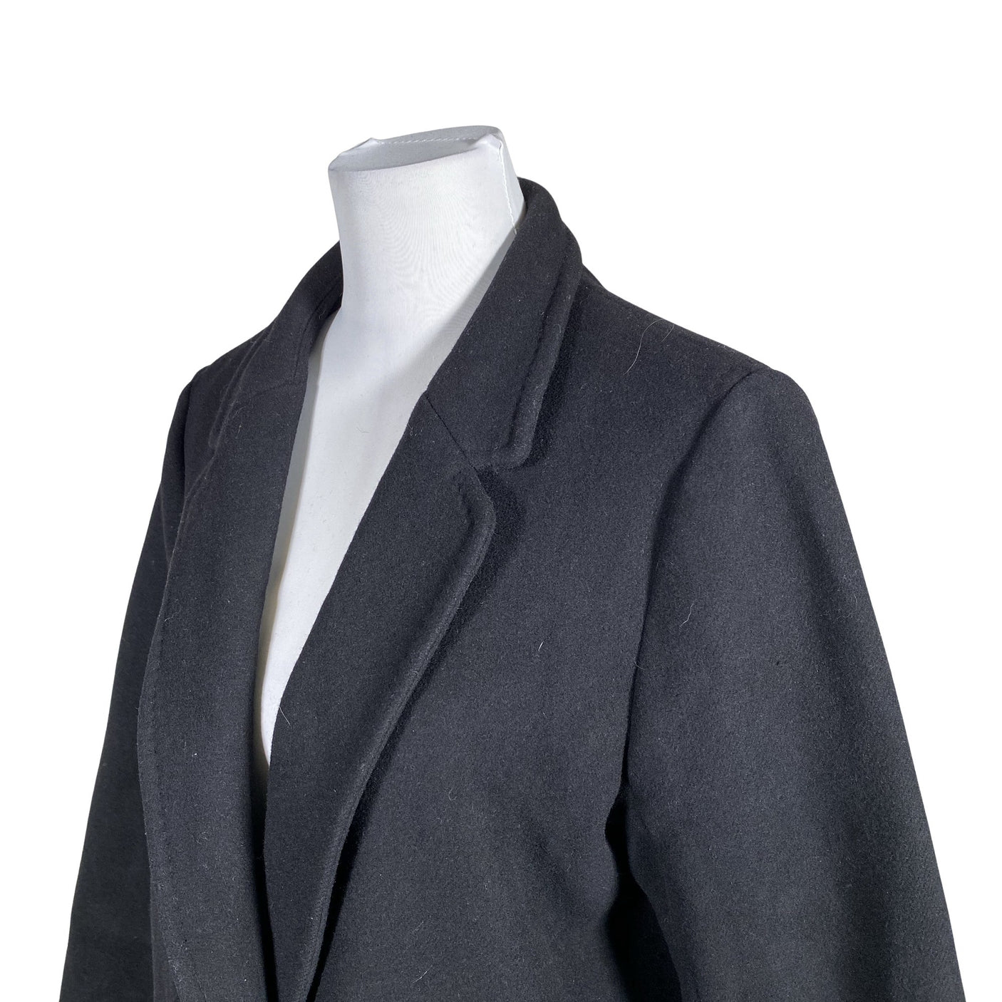 Unisex Babaton - Wool coat, size 40 - Black (3)