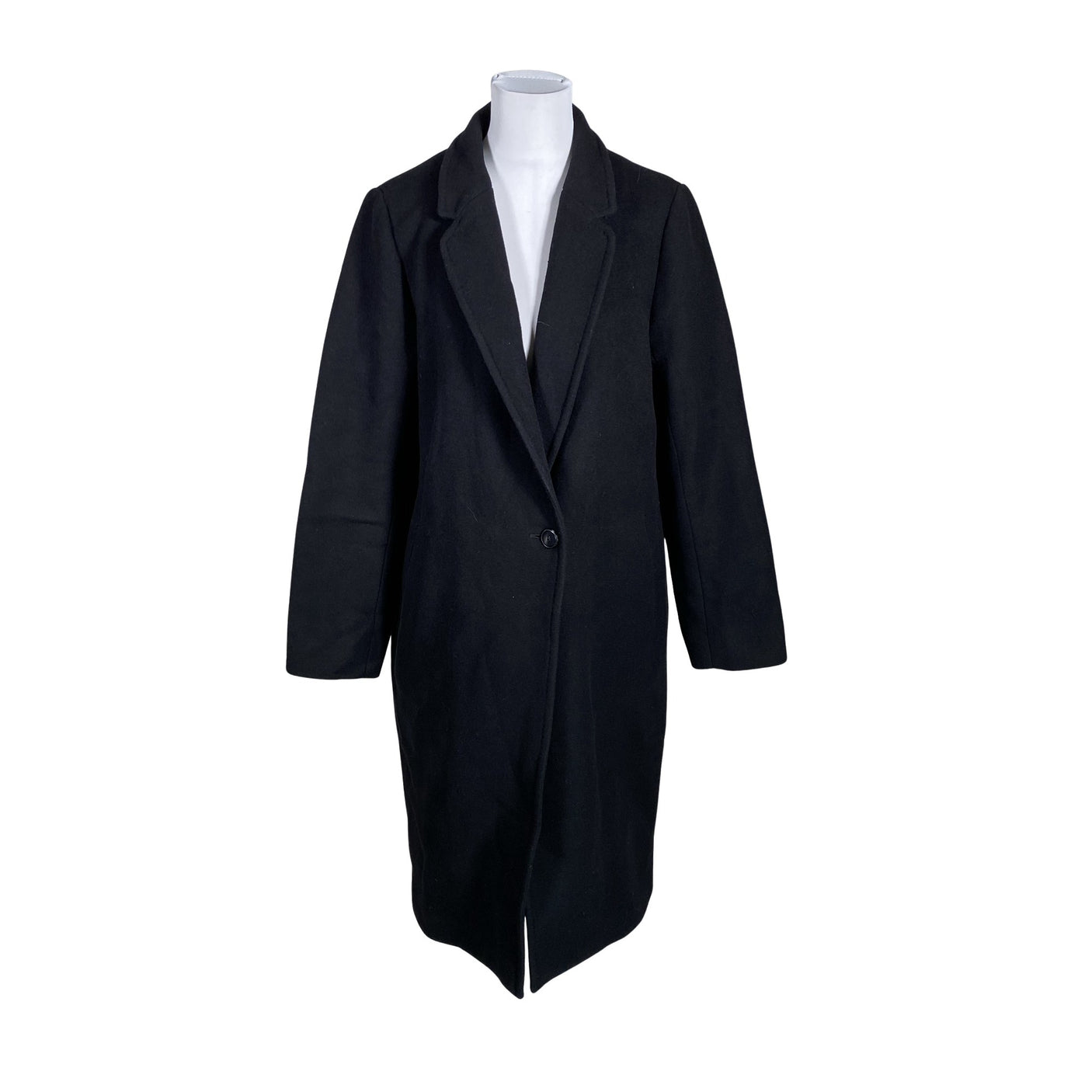 Unisex Babaton - Wool coat, size 40 - Black (1)