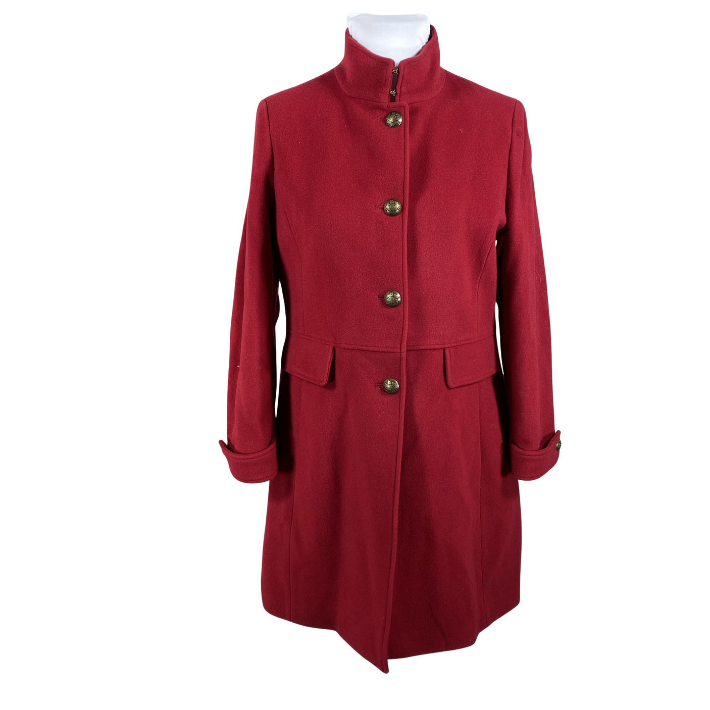 Unisex Lauren Ralph Lauren - Wool coat, size 44 - Red (1)