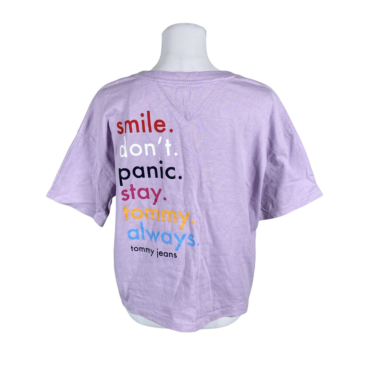 Unisex Tommy Jeans (Tommy Hilfiger) - T-shirt, size 42 - Violet (2)