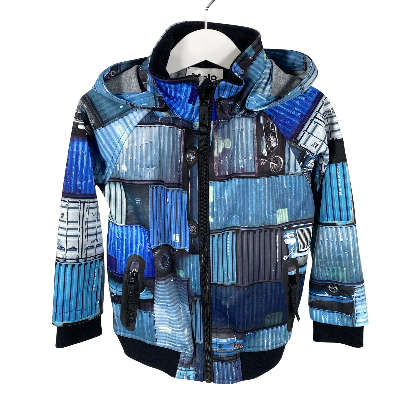 Unisex Molo Kids - Soft shell jacket, size 92 - 98 - Blue (1)