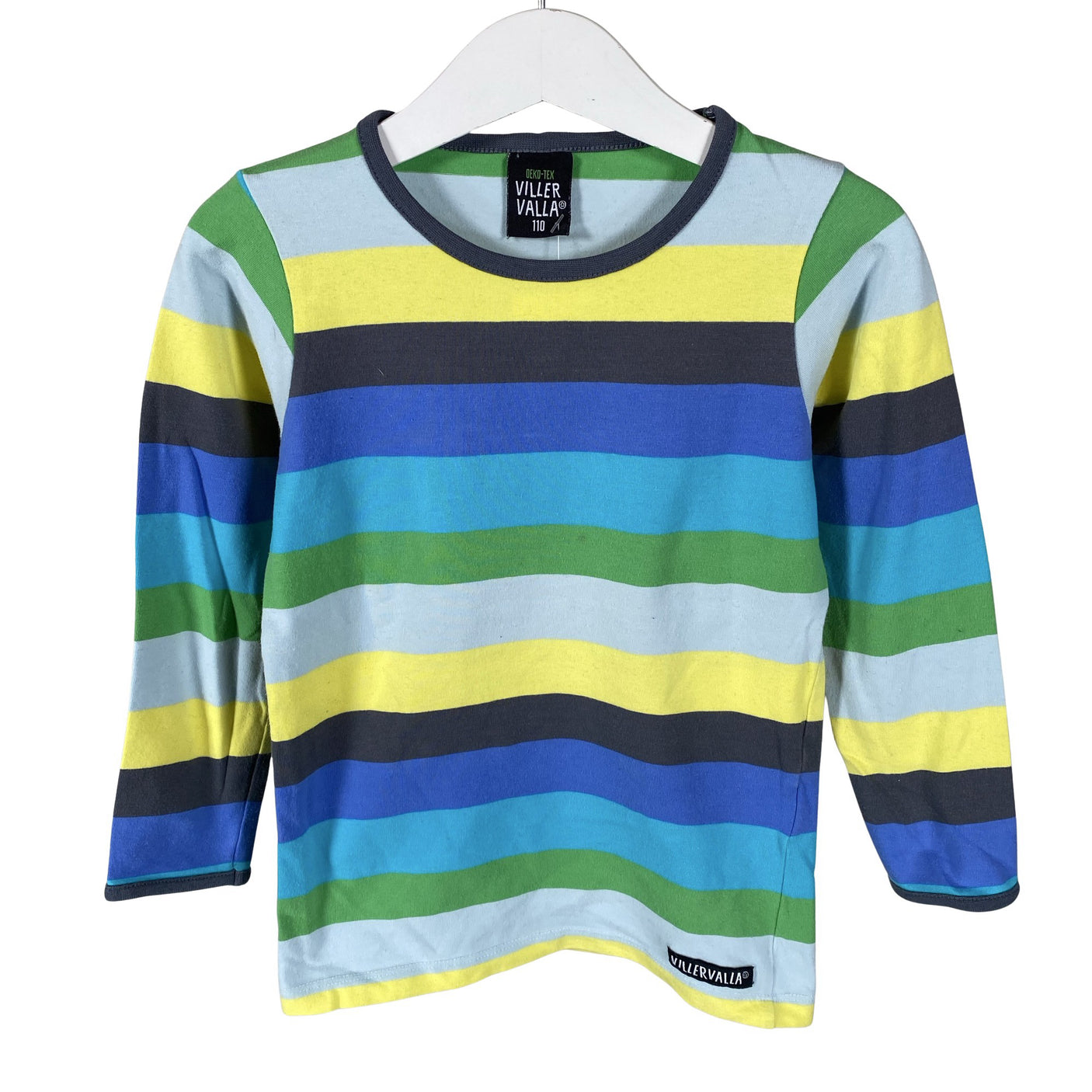 Unisex Villervalla - Tricot shirt, size 104 - 110 - Blue (1)