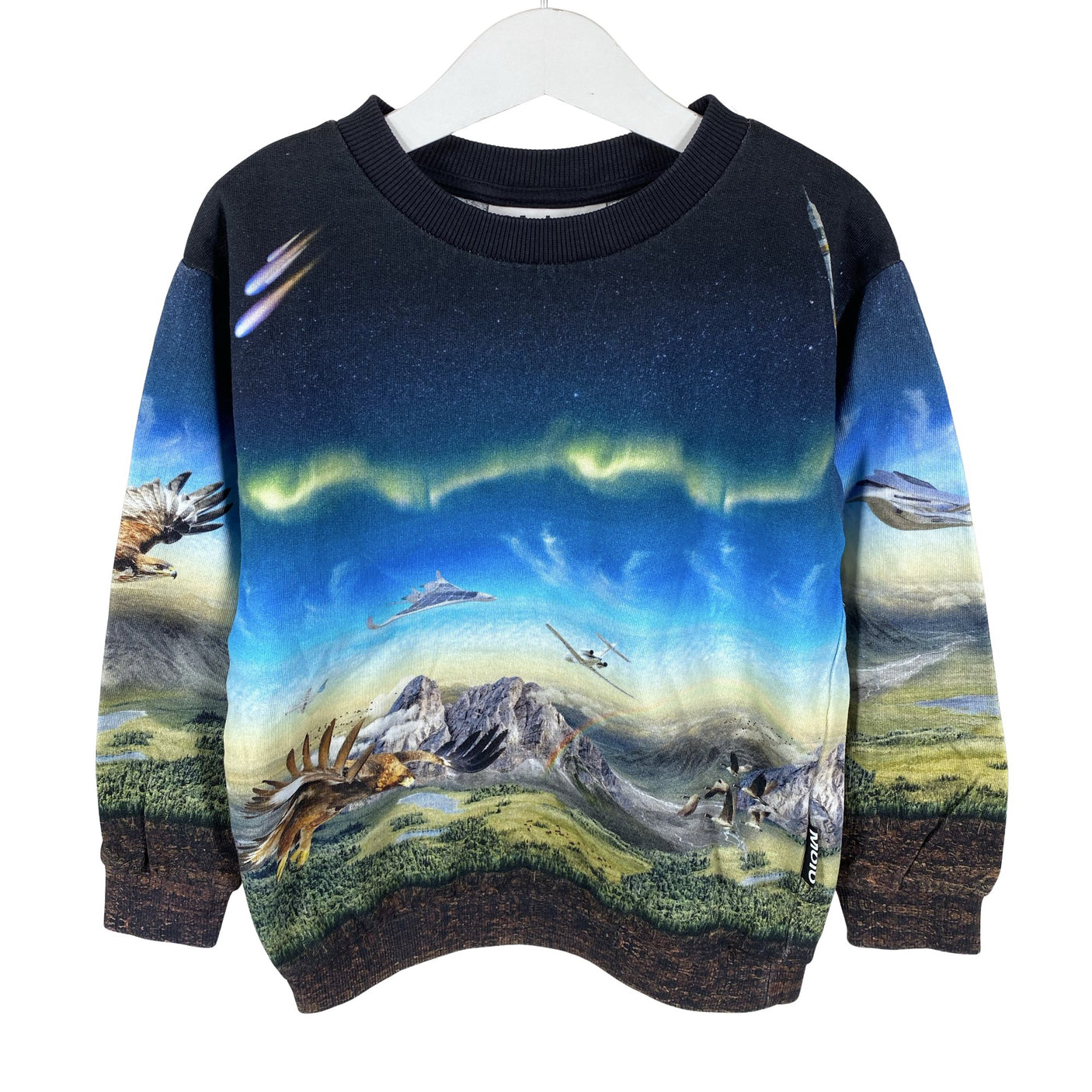 Unisex Molo Kids - Sweatshirt, size 110 - 116 - Blue (1)