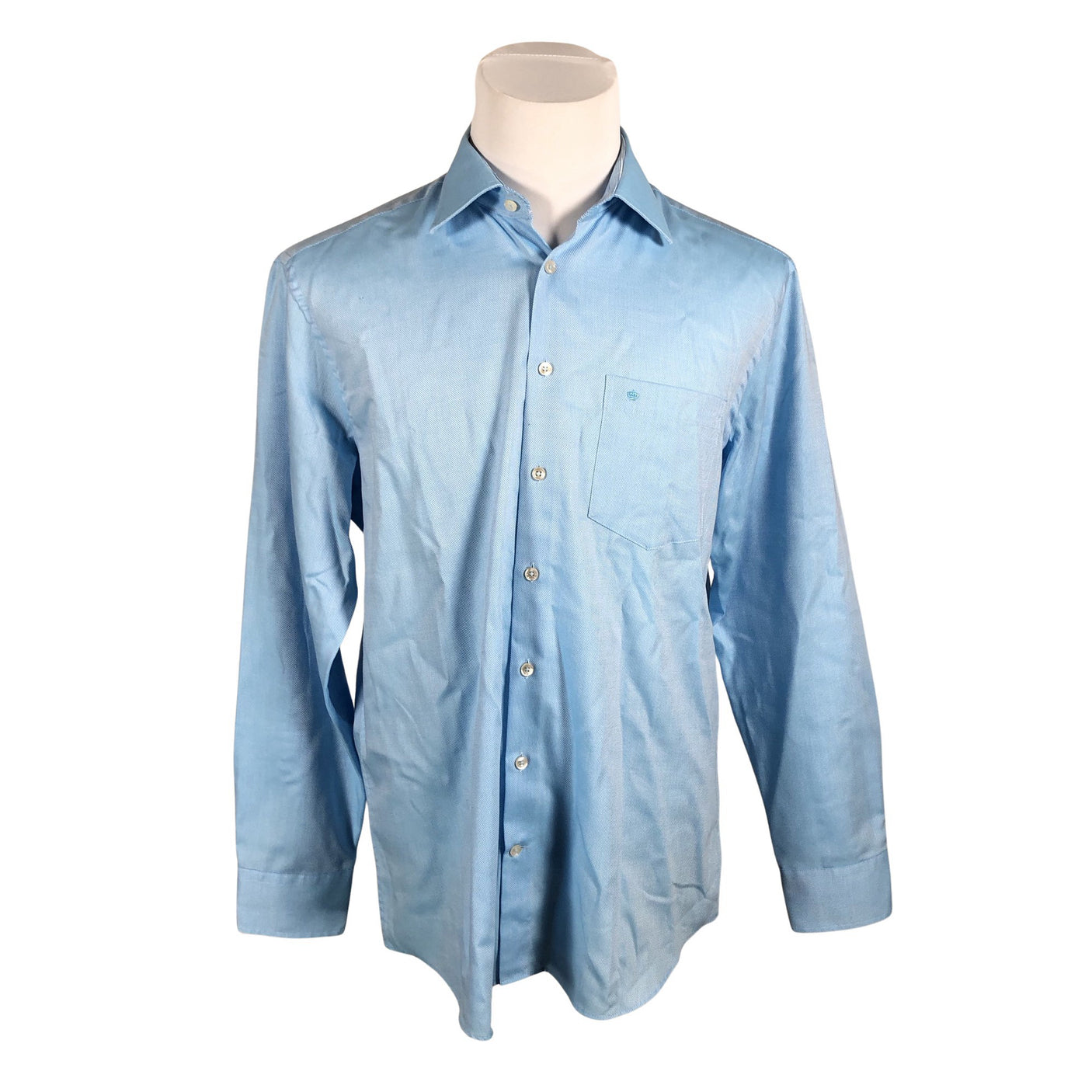 Unisex Seidensticker - Collared shirt, size XL - Light blue (1)