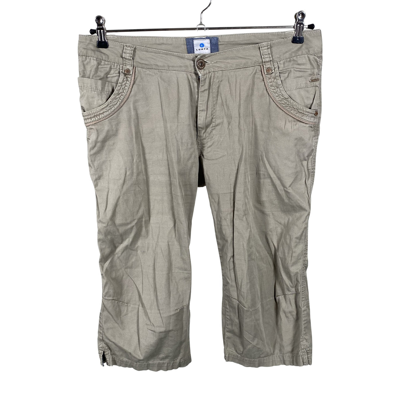 Unisex Luhta - Capri pants, size 38 - Beige (1)