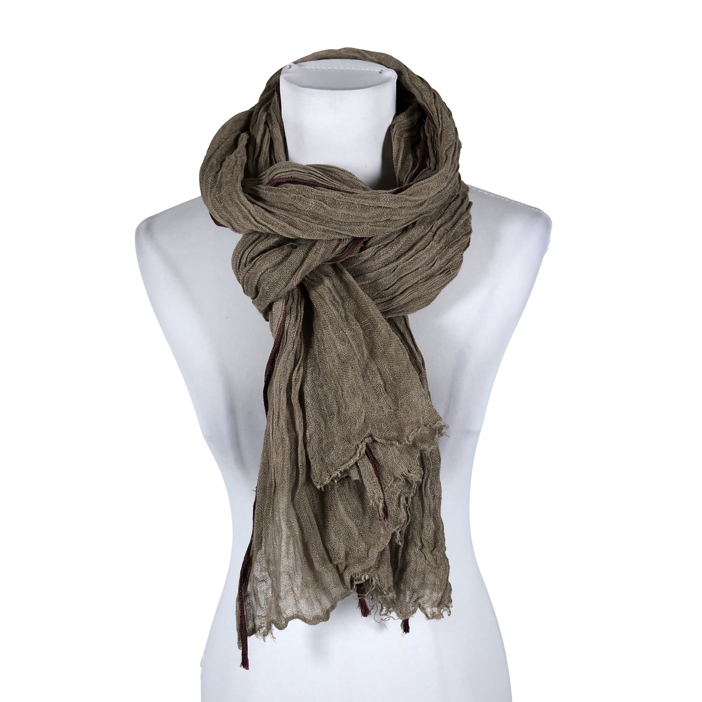 Unisex Gudrun Sjöden - Scarf, size Maxi - Beige (1)