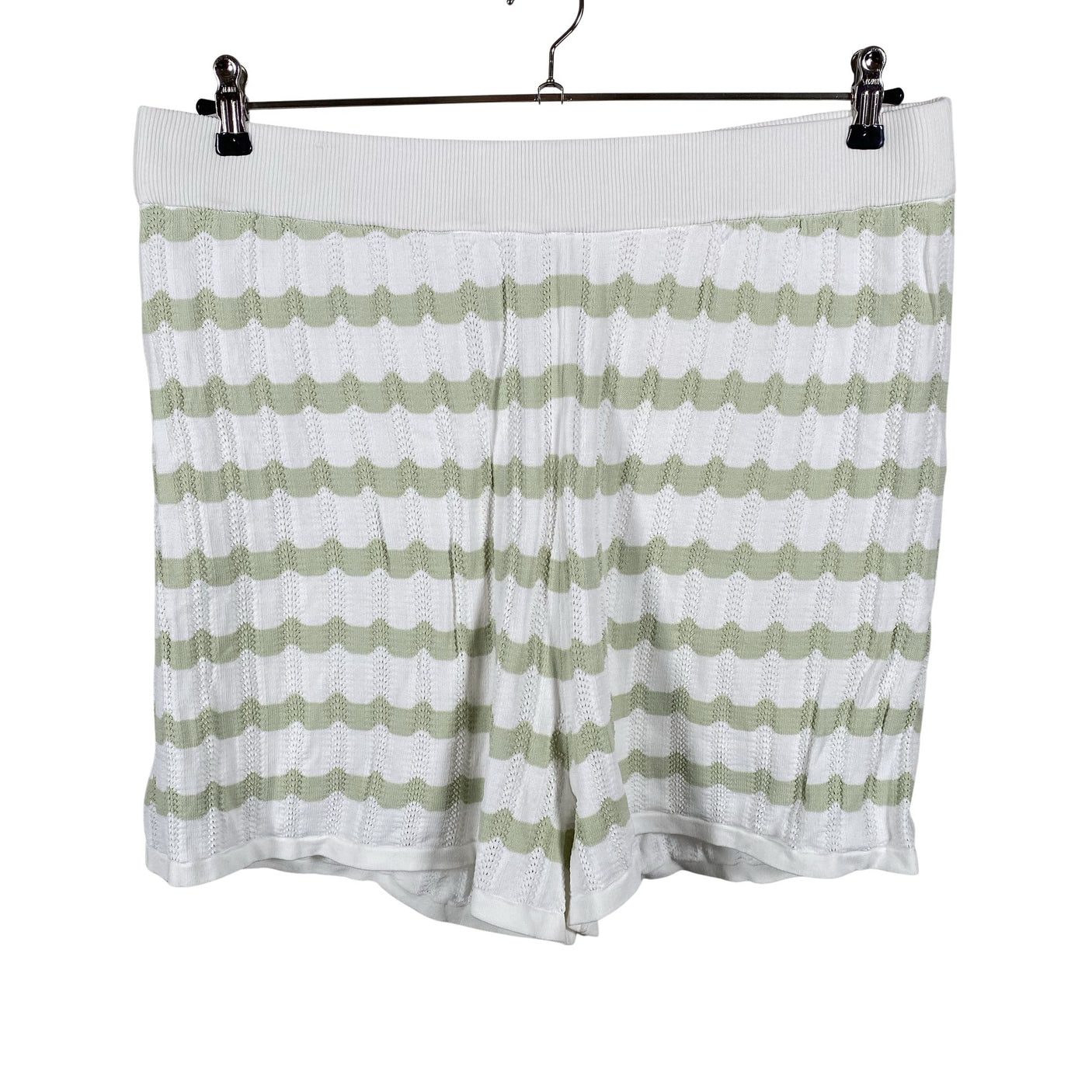 Unisex By Malina - Tricot shorts, size 42 - White (1)