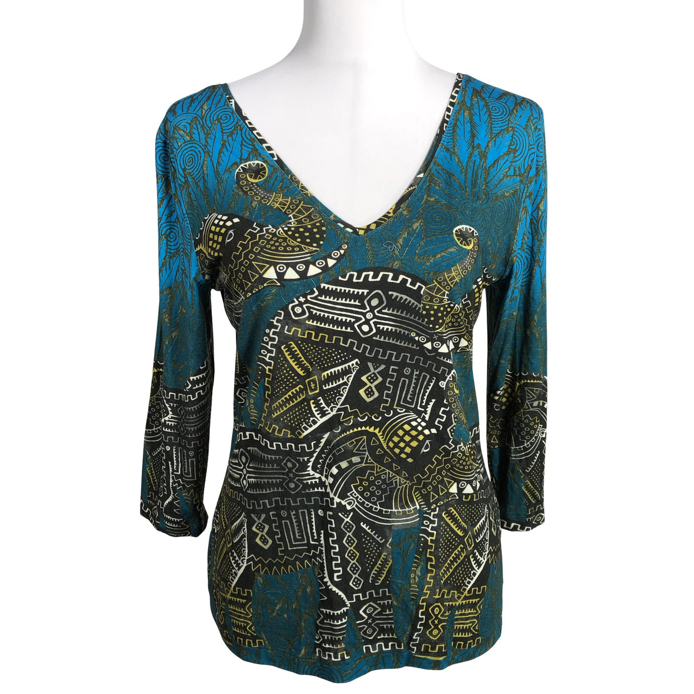 Unisex Guitare - Tricot shirt, size 38 - Blue (1)