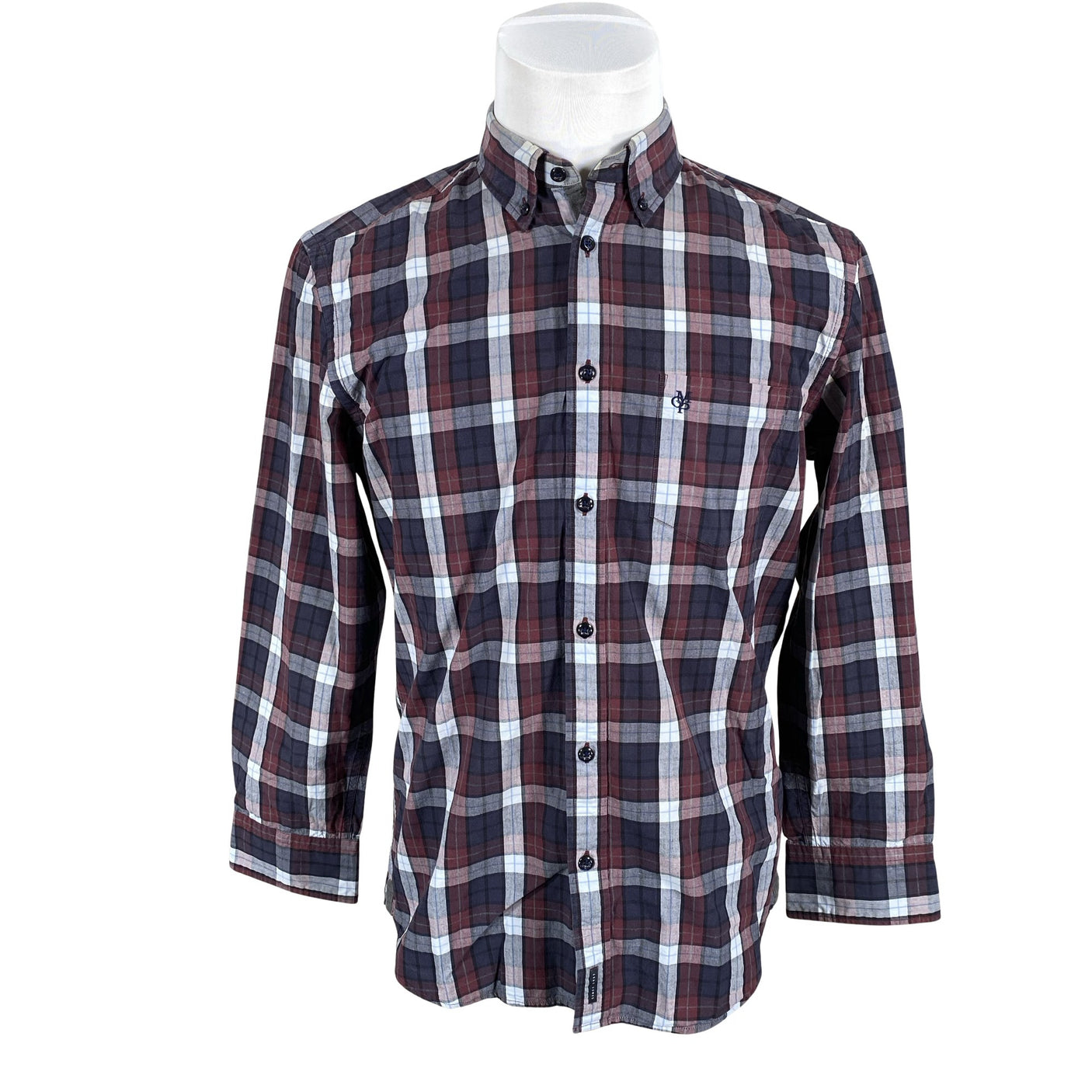 Unisex Marc O'Polo - Collared shirt, size M - Gray (2)