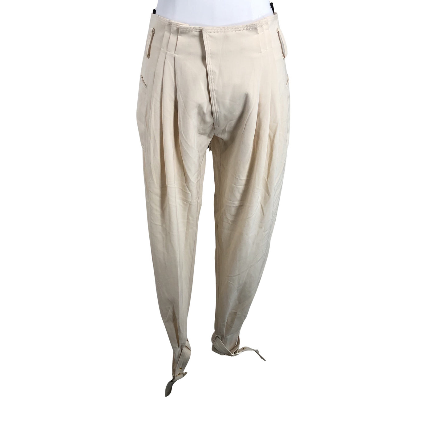 Unisex Elisabetta Franchi - Slacks, size 40 - Beige (1)