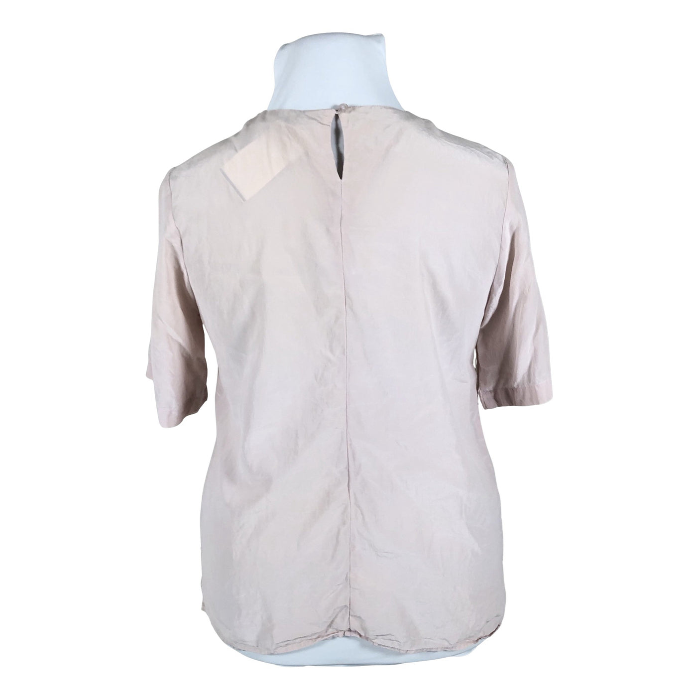 Unisex Stockmann Silk - Short-sleeved blouse, size 42 - Light pink (2)