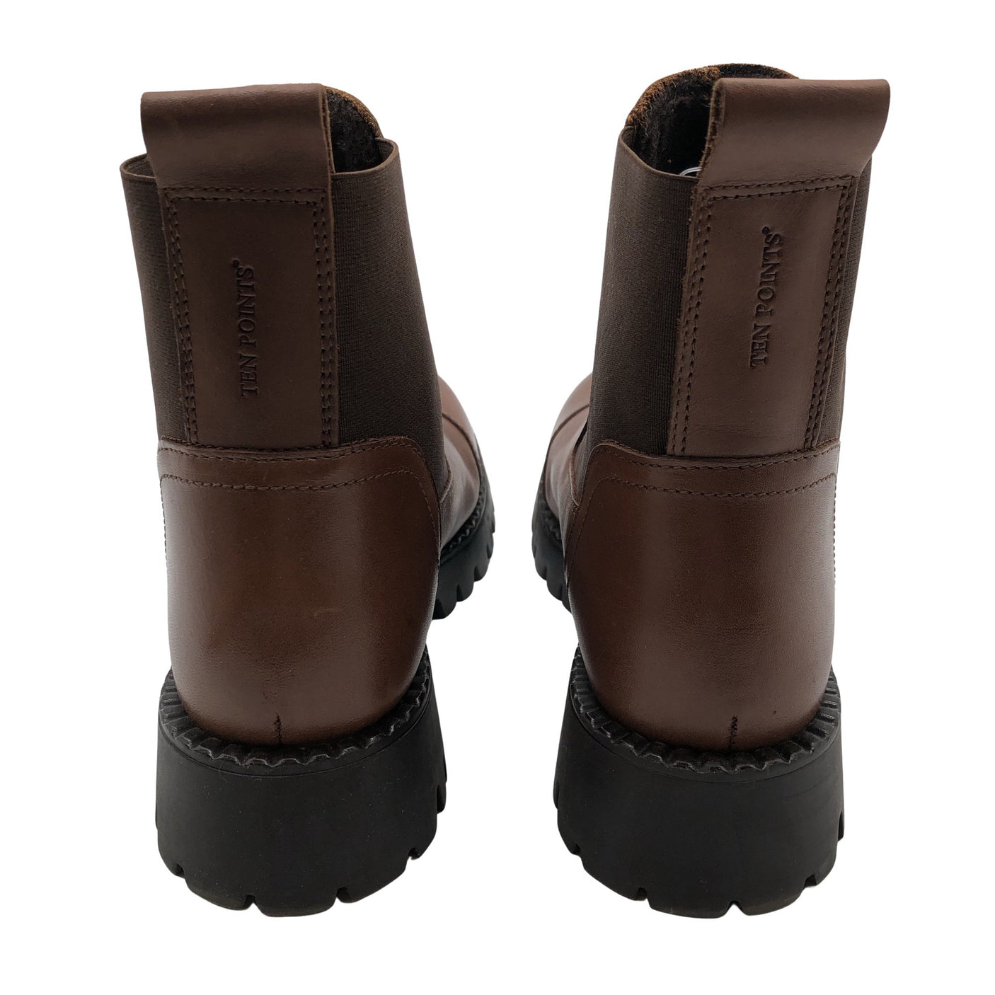 Unisex Ten Points - Ankle boots, size 38 - Brown (5)