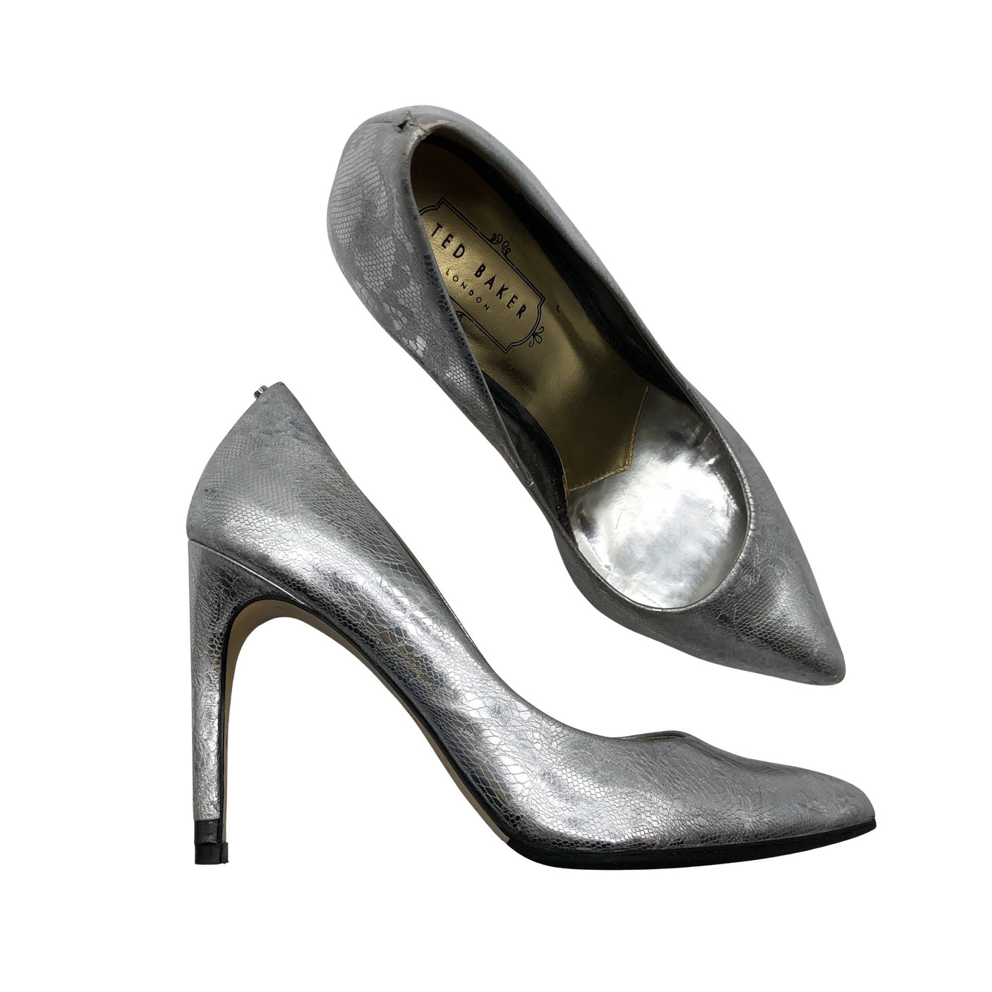 Unisex Ted Baker - High heels, size 37 - Silver (1)