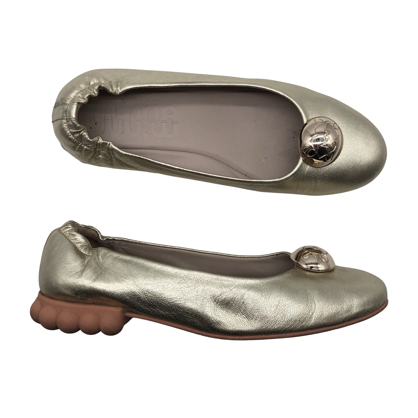Unisex MINNA MINNA by Minna Parikka - Ballerinas, size 40 - Gold (2)