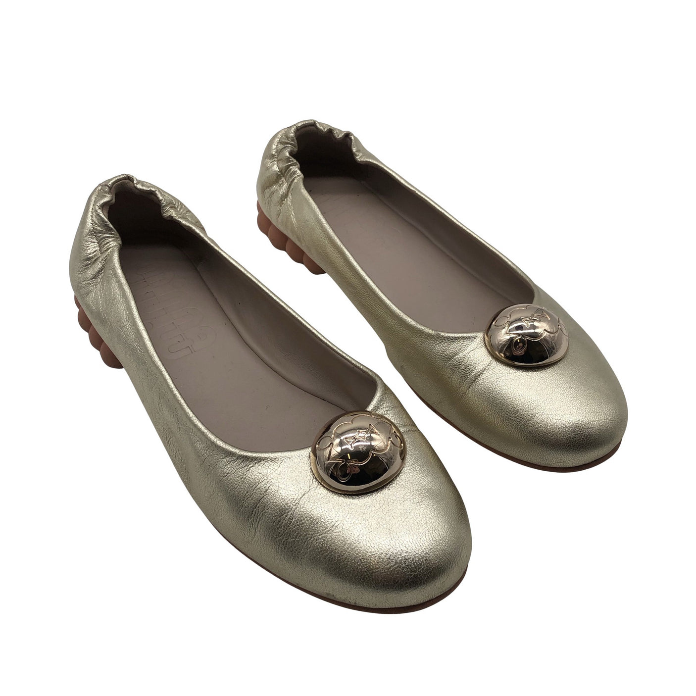 Unisex MINNA MINNA by Minna Parikka - Ballerinas, size 40 - Gold (3)