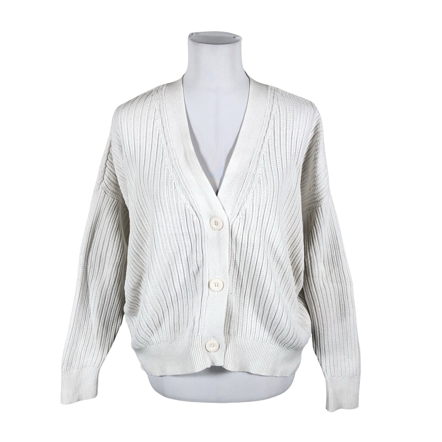 Unisex Esprit - Cardigan, size 38 - White (1)