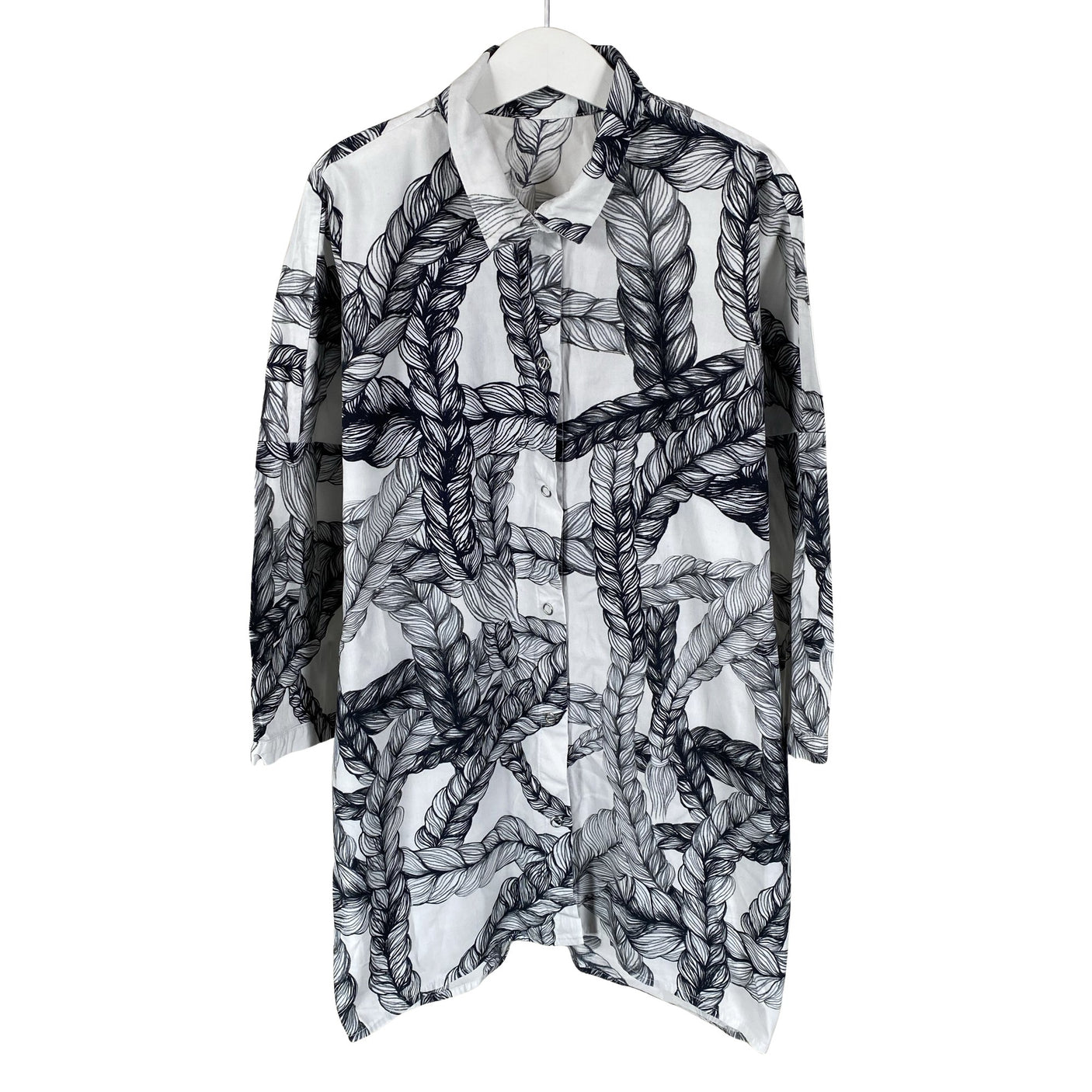 Unisex Vimma - Collared shirt, size 146 - 152 - White (1)