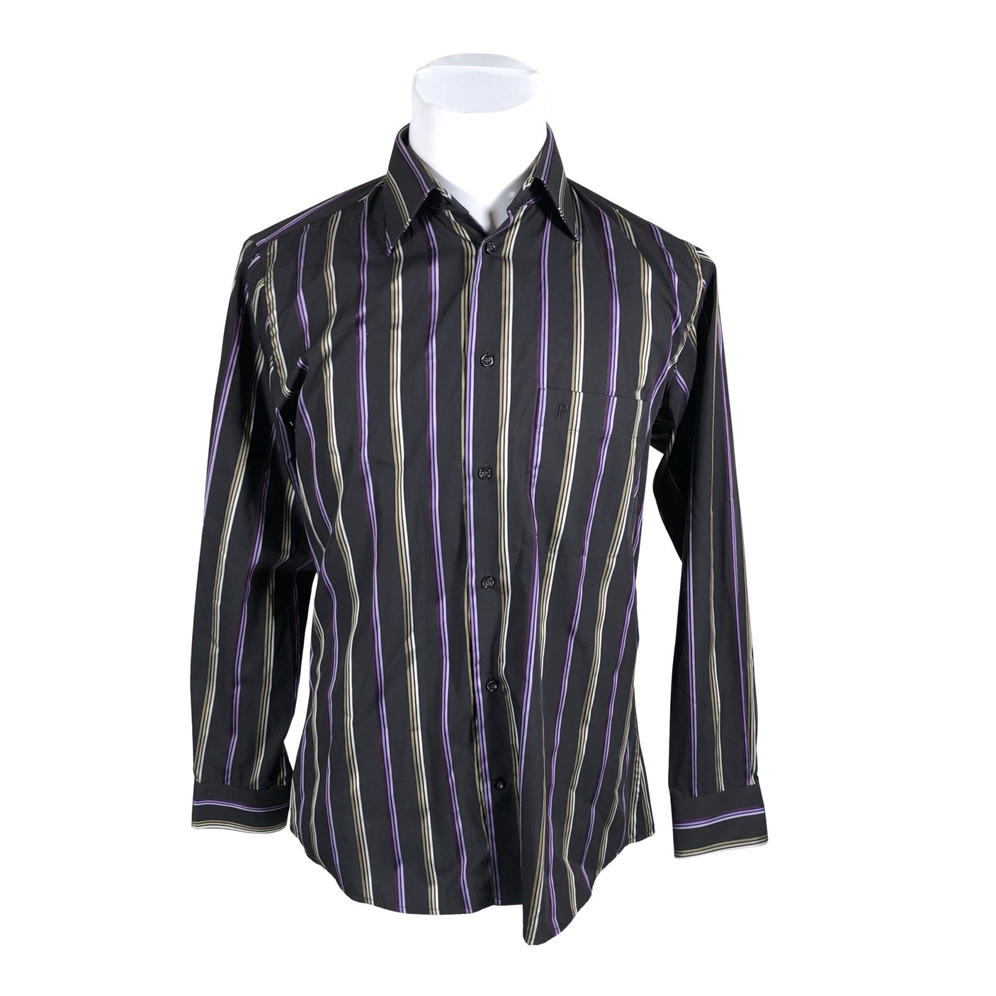 Unisex Petrifun - Collared shirt, size L - Black (1)