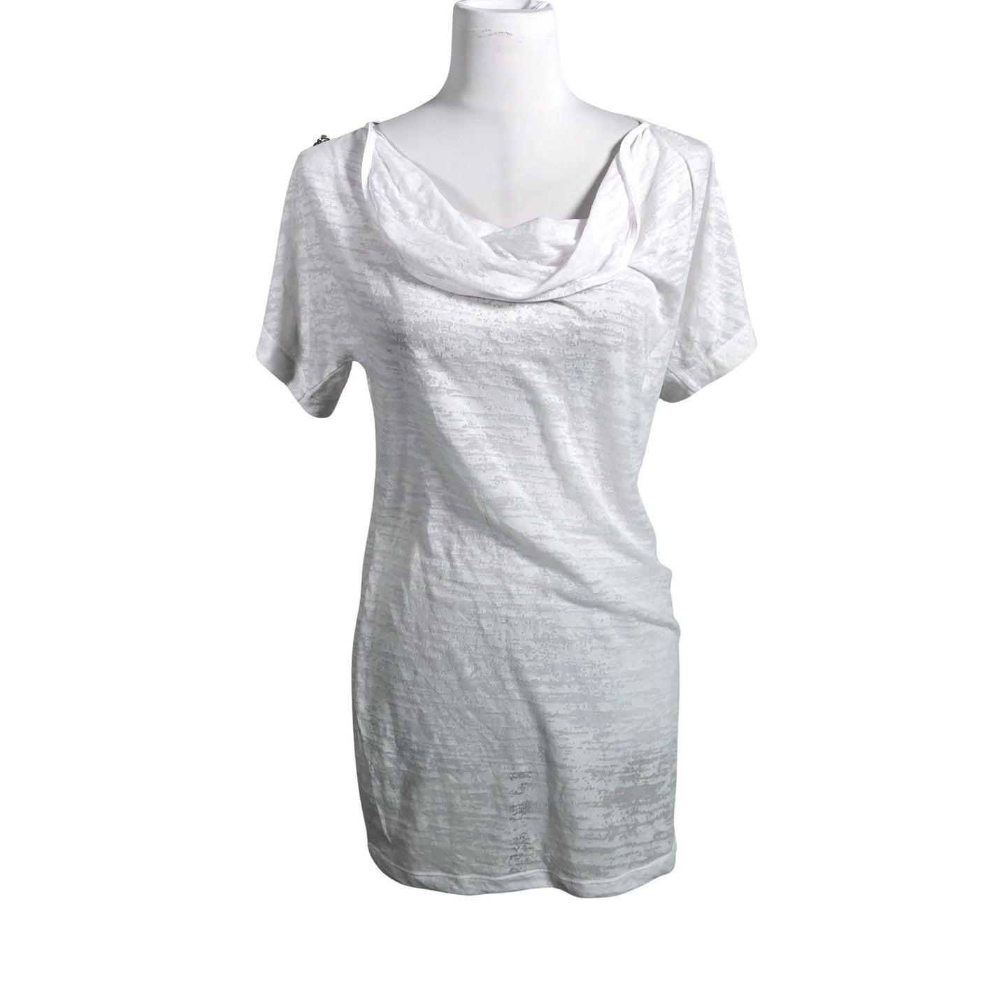 Unisex Armani Exchange - Tricot tunic, size 38 - White (1)
