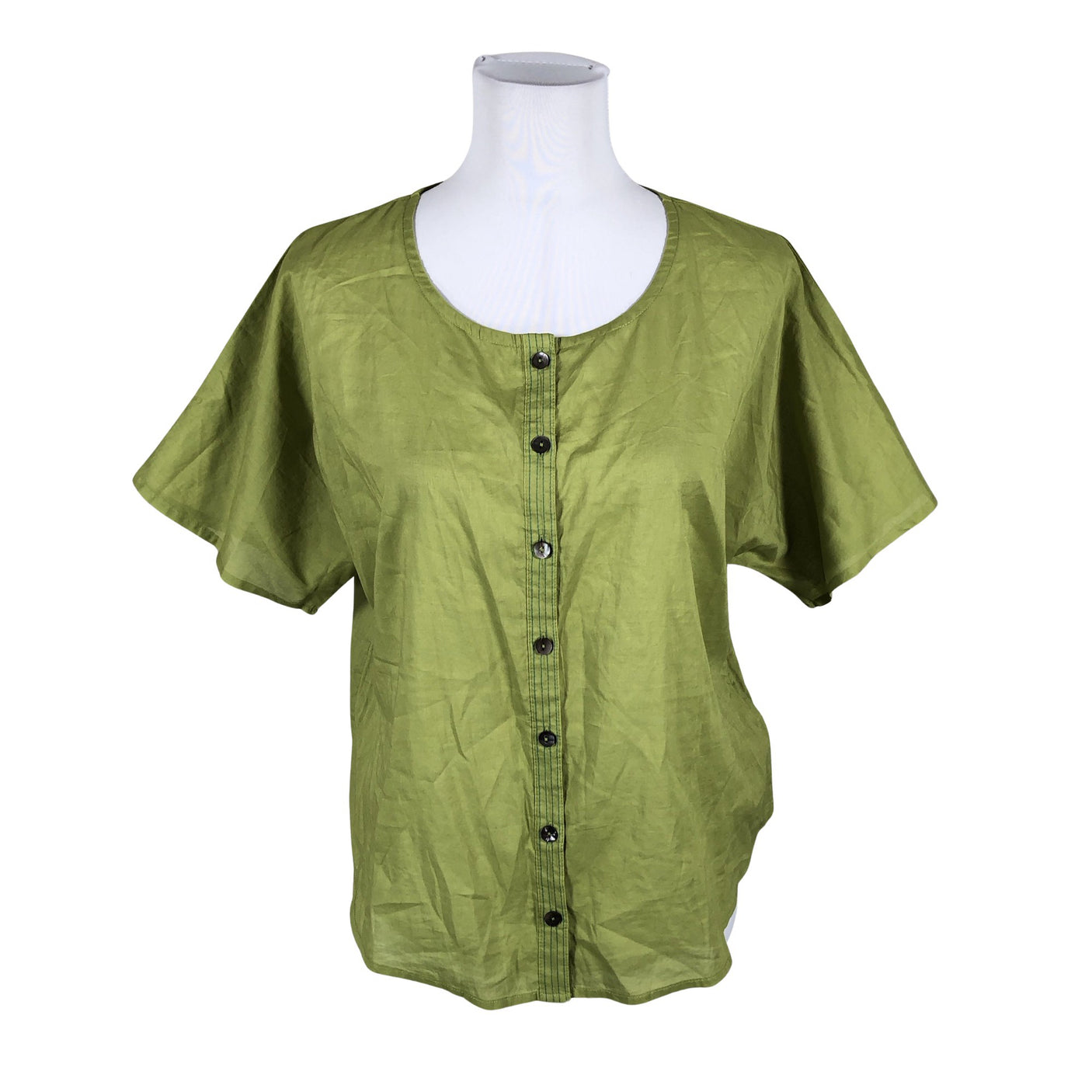 Unisex Gudrun Sjöden - Short-sleeved blouse, size 40 - Green (2)