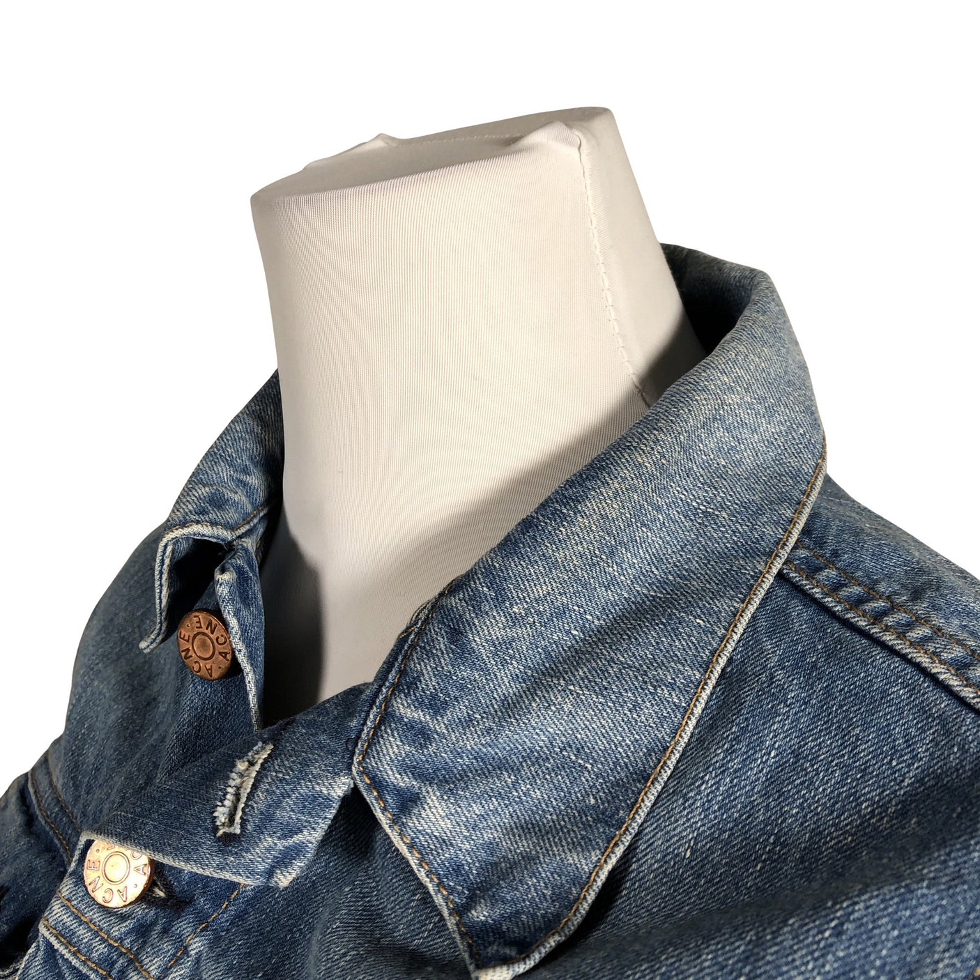 Unisex Acne Studios - Denim jacket, size 38 - Blue (2)