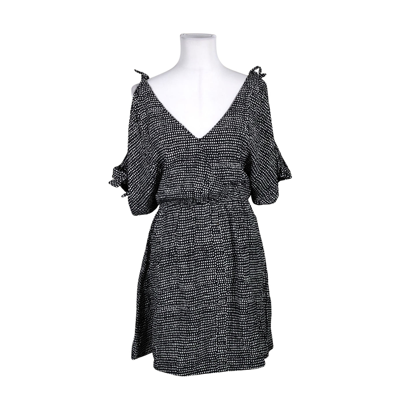 Unisex &Other Stories - Schiffon dress, size 38 - Black (1)