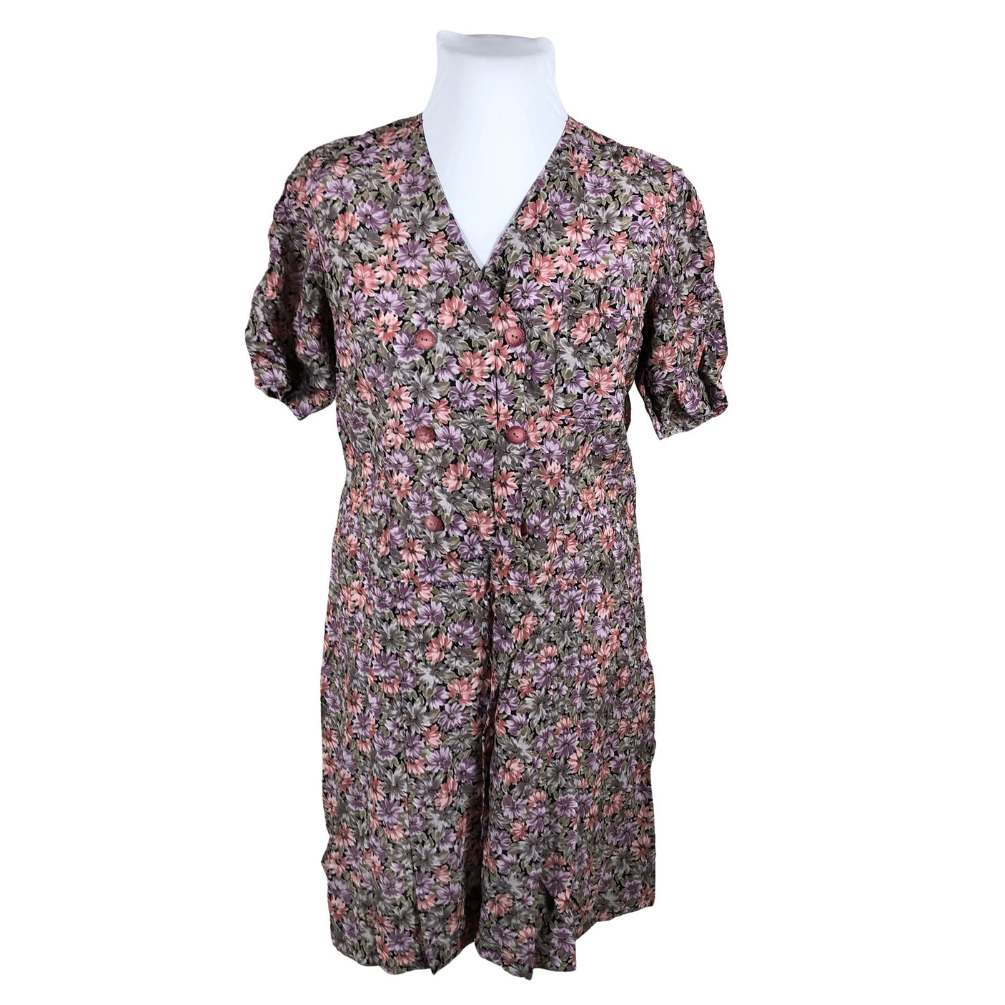 Unisex Handmade - Schiffon dress, size 44 - Black (1)