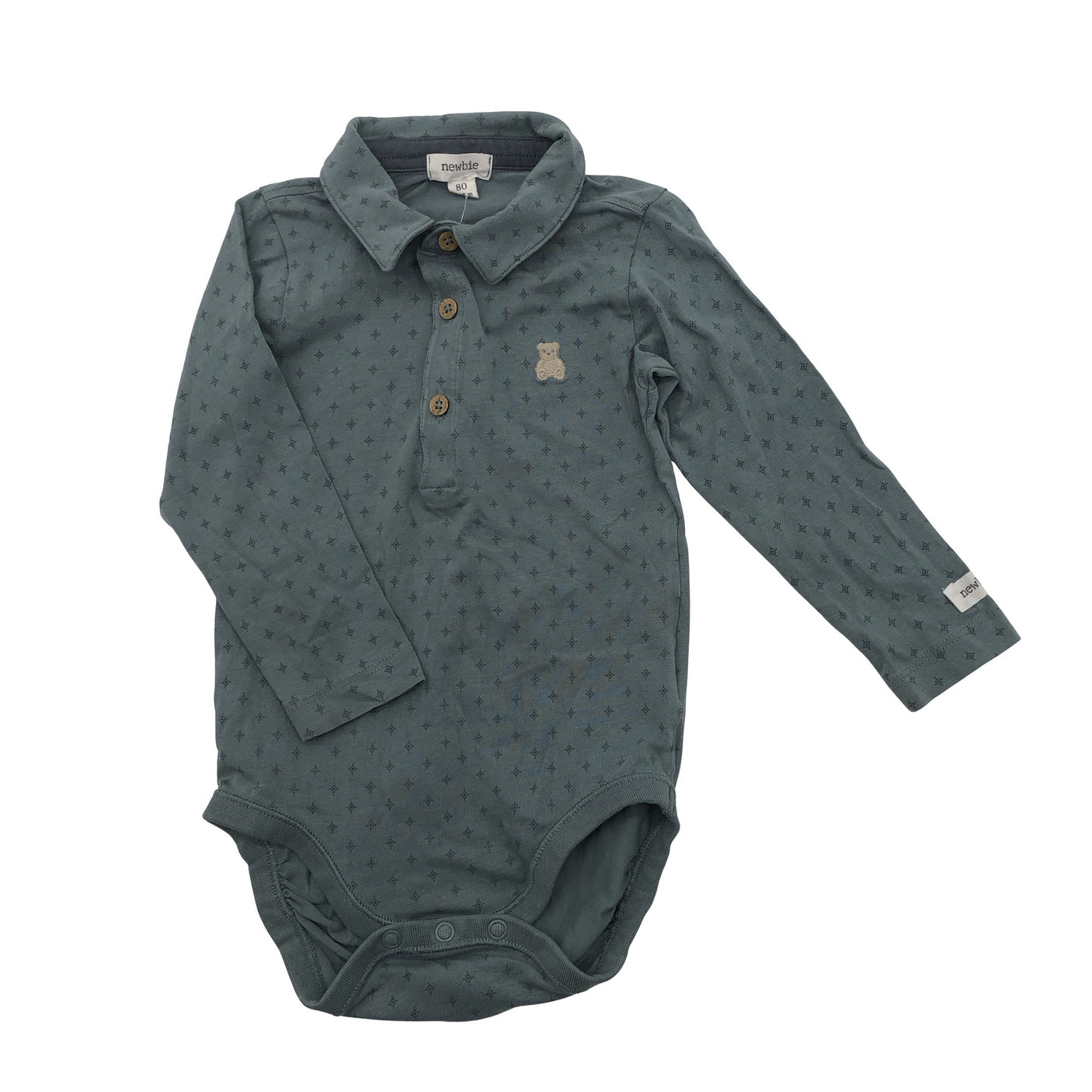 Unisex Newbie - Body, size 74 - 80 - Green (2)